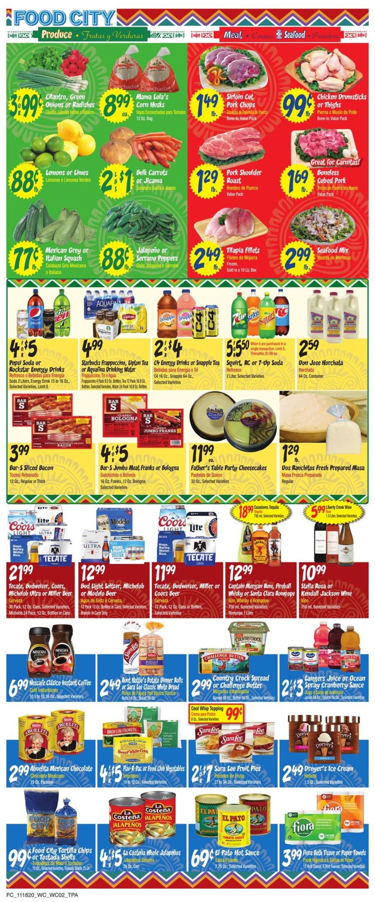 Catalogue Food City Thanksgiving ad 2020 from 11/18/2020