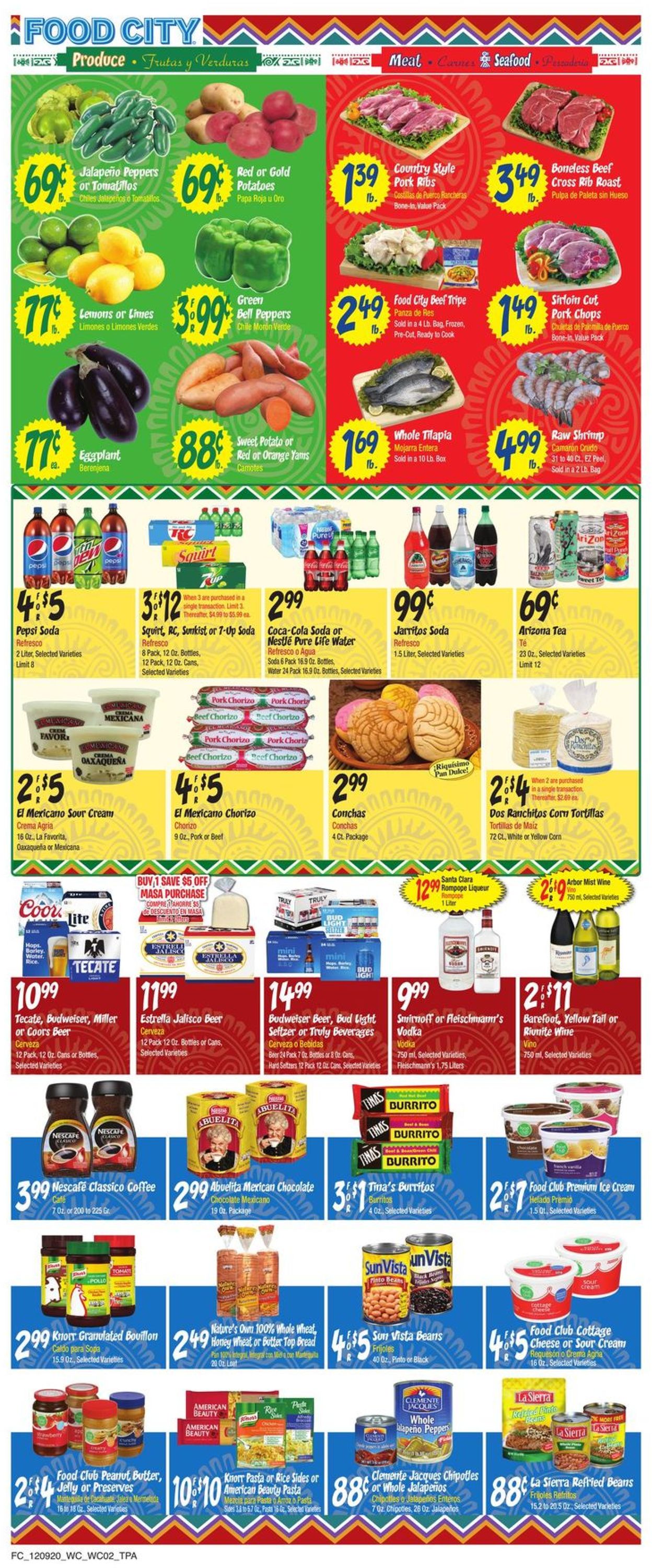 Catalogue Food City from 12/09/2020