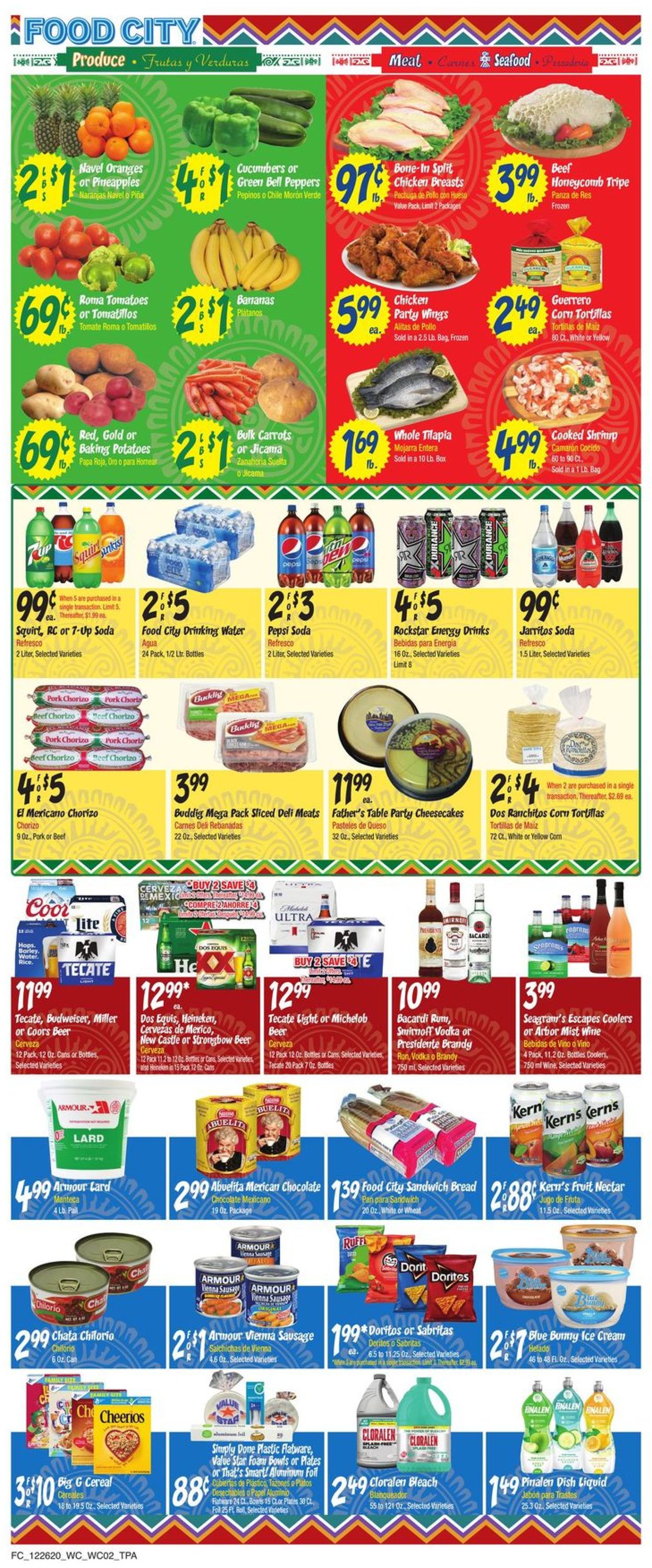 Catalogue Food City from 12/26/2020