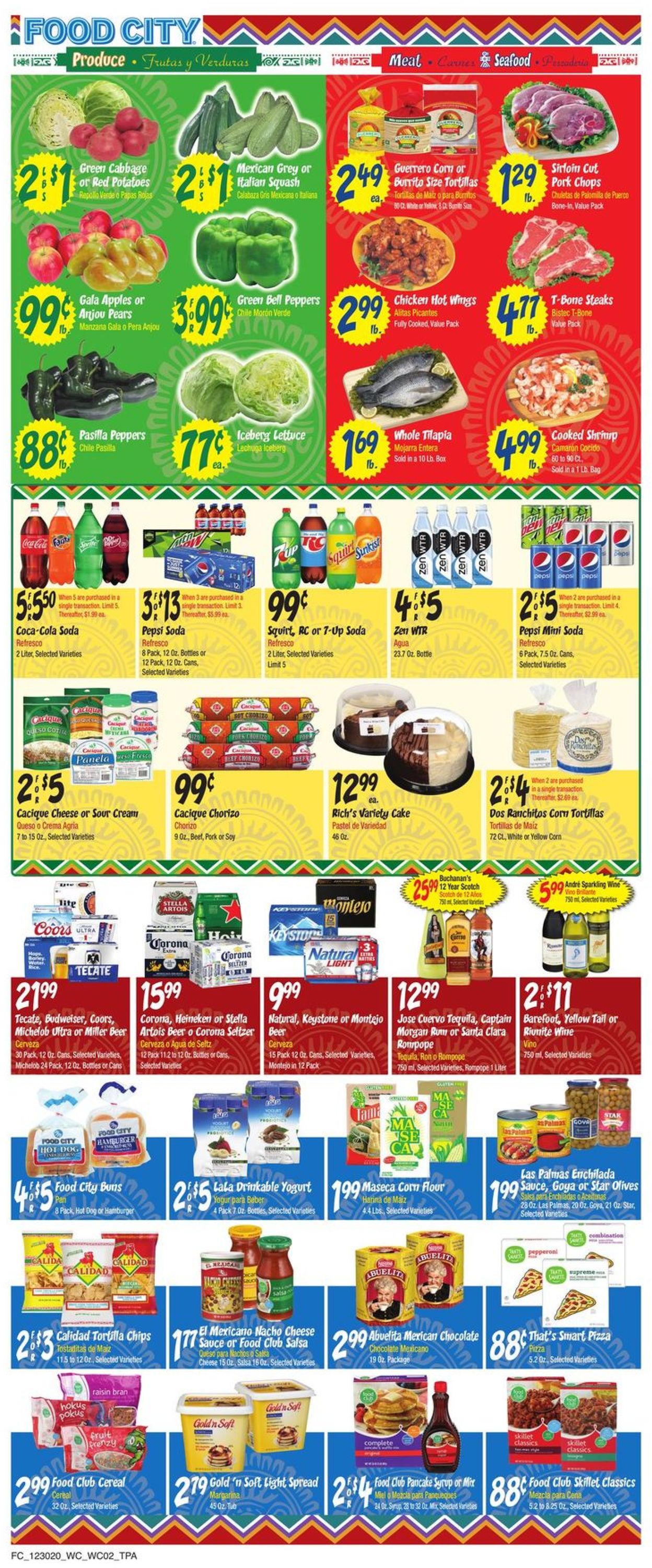 Catalogue Food City from 12/30/2020