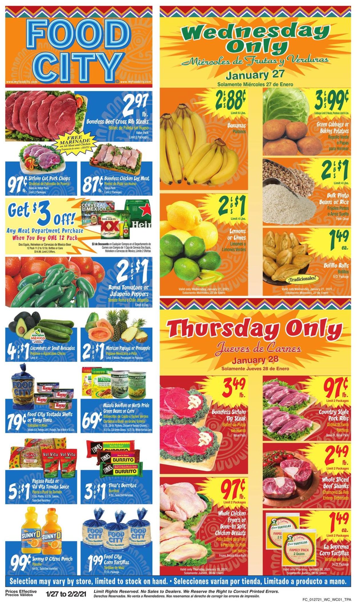 Catalogue Food City from 01/27/2021