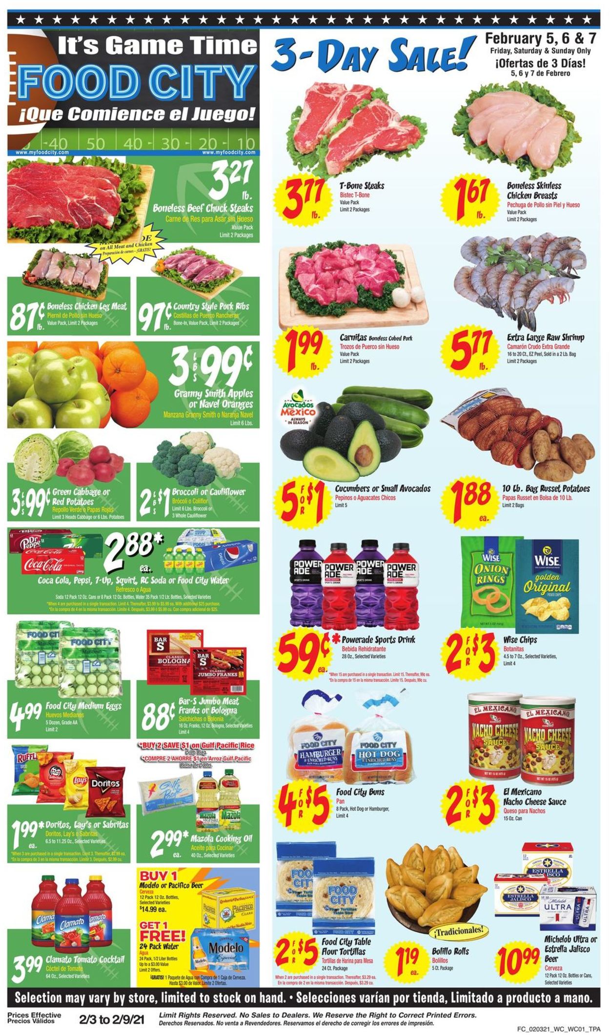 Catalogue Food City Game Day 2021 from 02/03/2021
