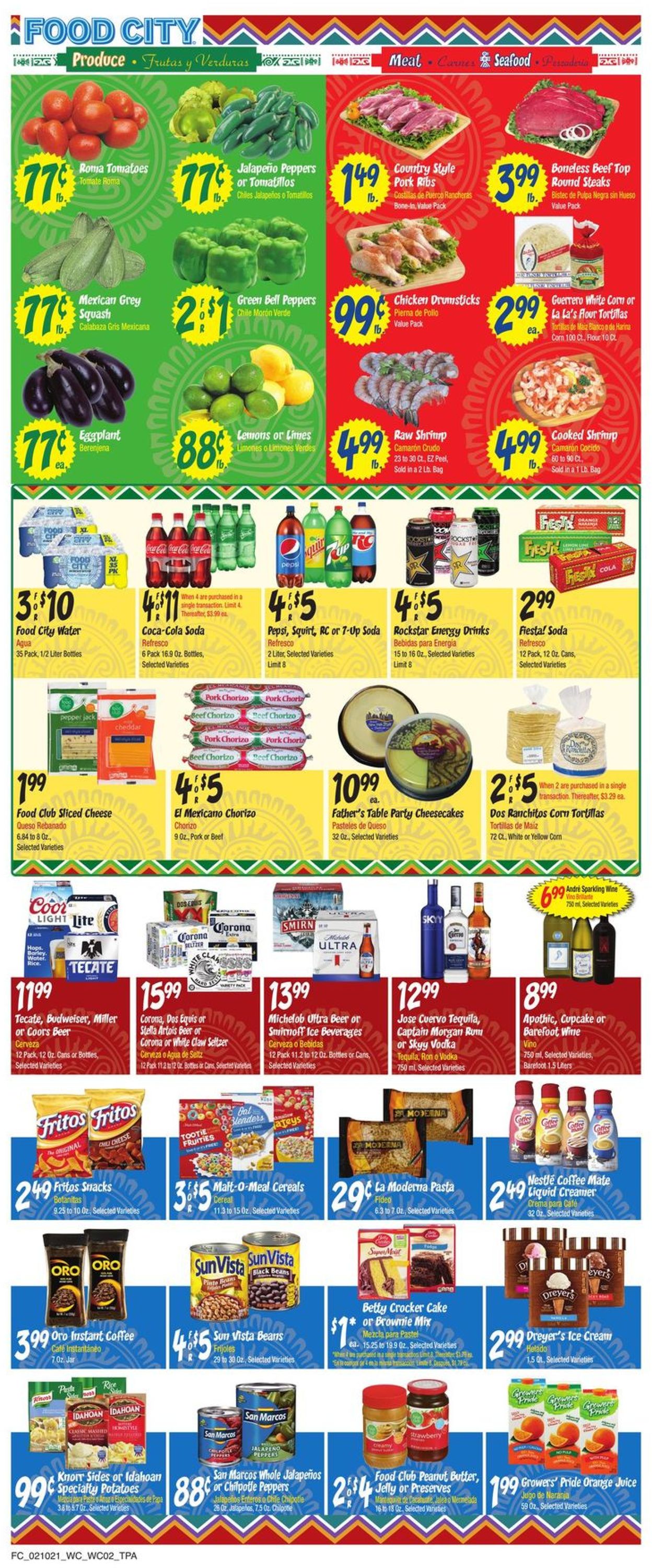 Catalogue Food City from 02/10/2021