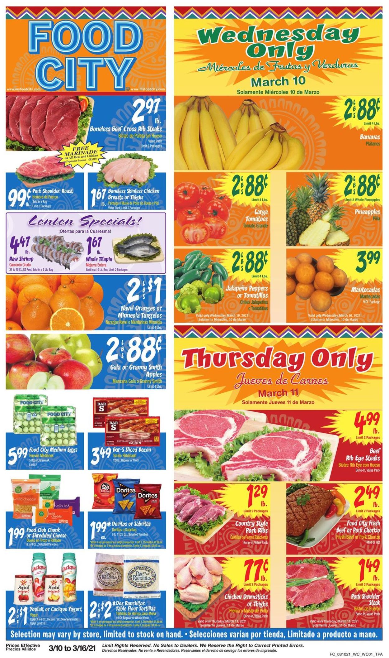 Catalogue Food City from 03/10/2021