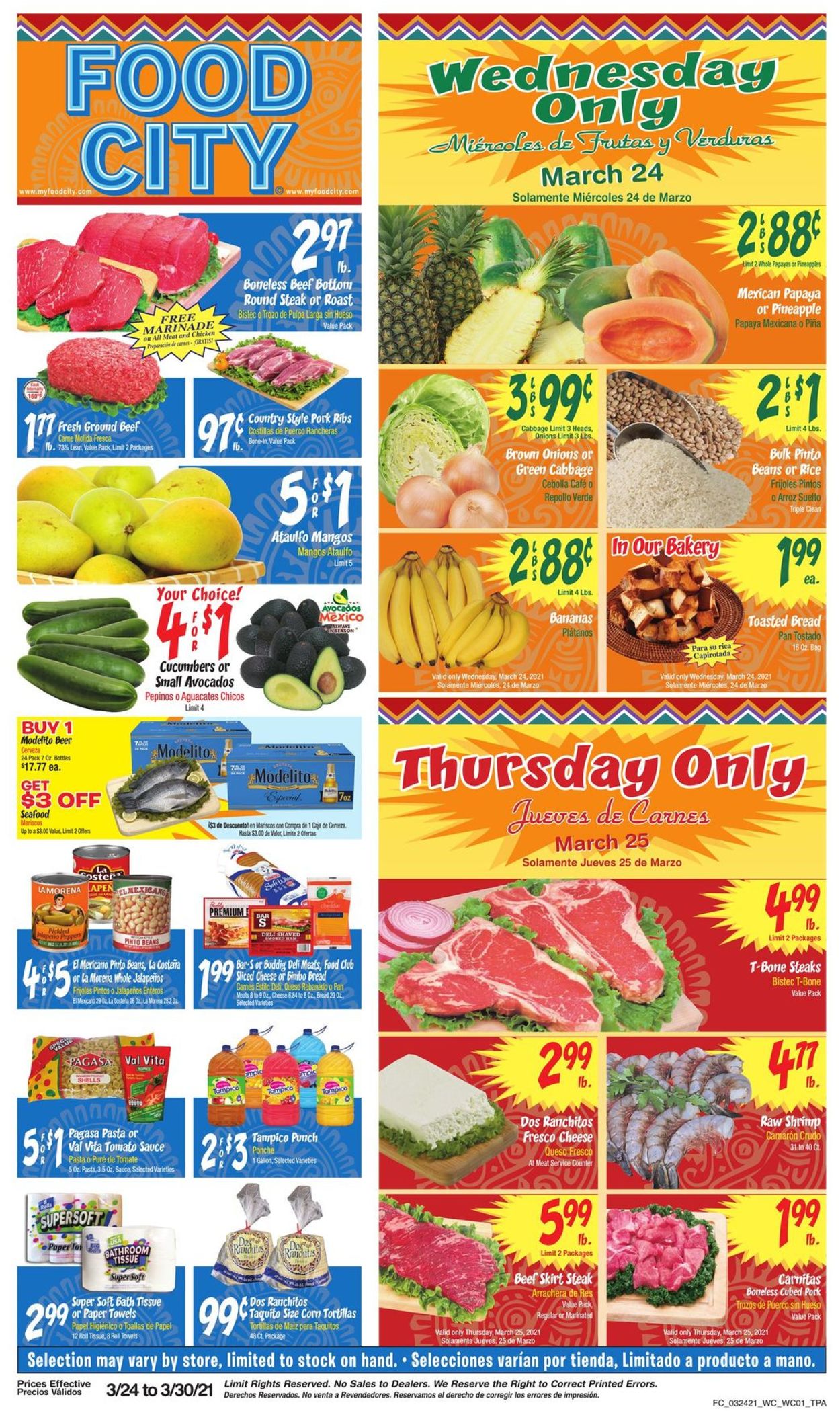 Catalogue Food City from 03/24/2021