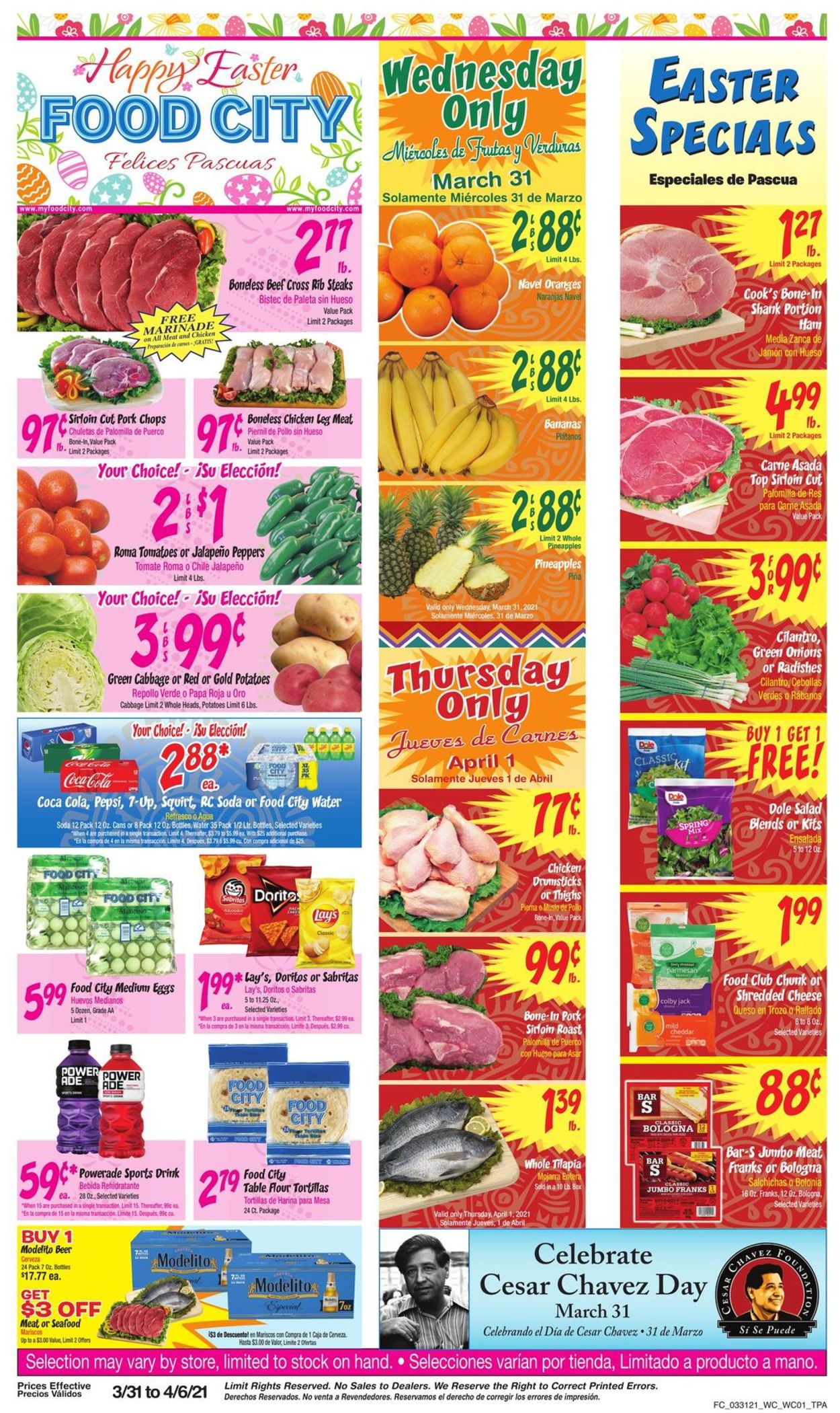 Catalogue Food City - Easter 2021 from 03/31/2021