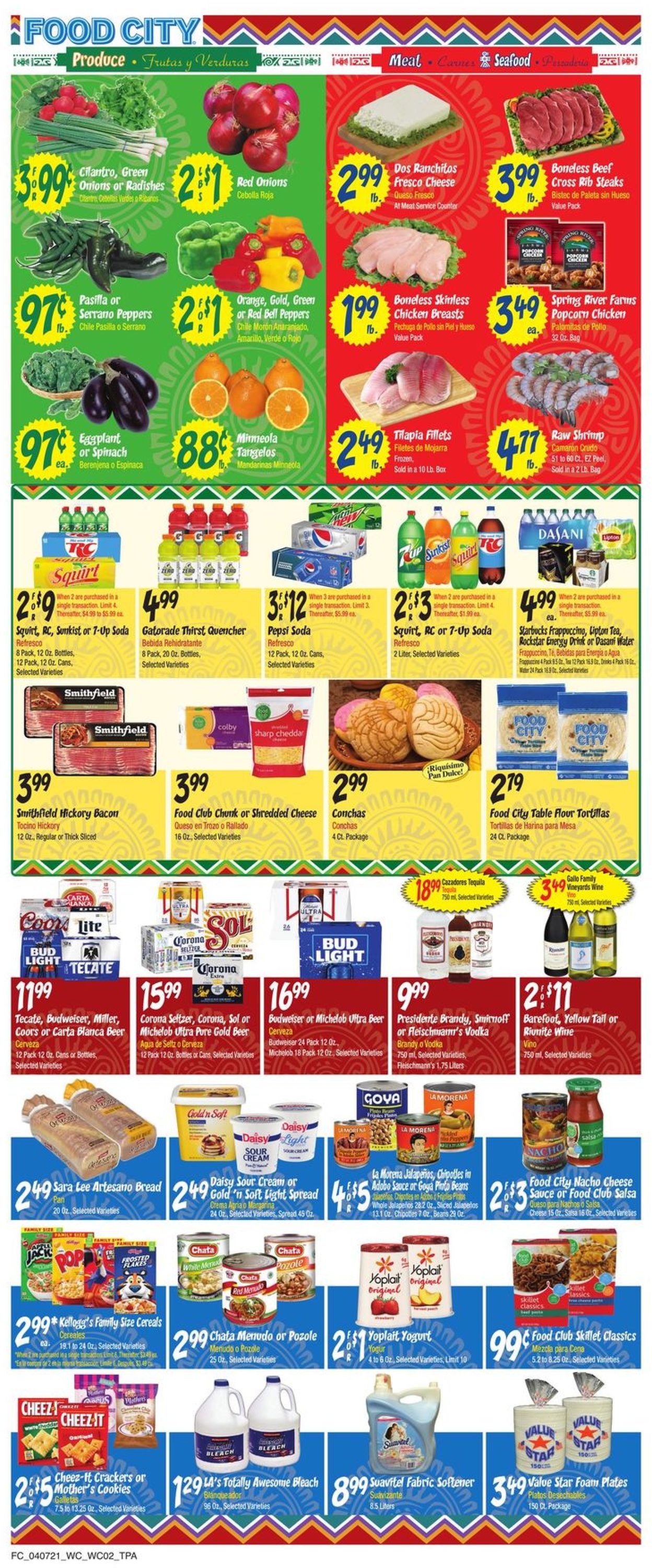 Catalogue Food City from 04/07/2021