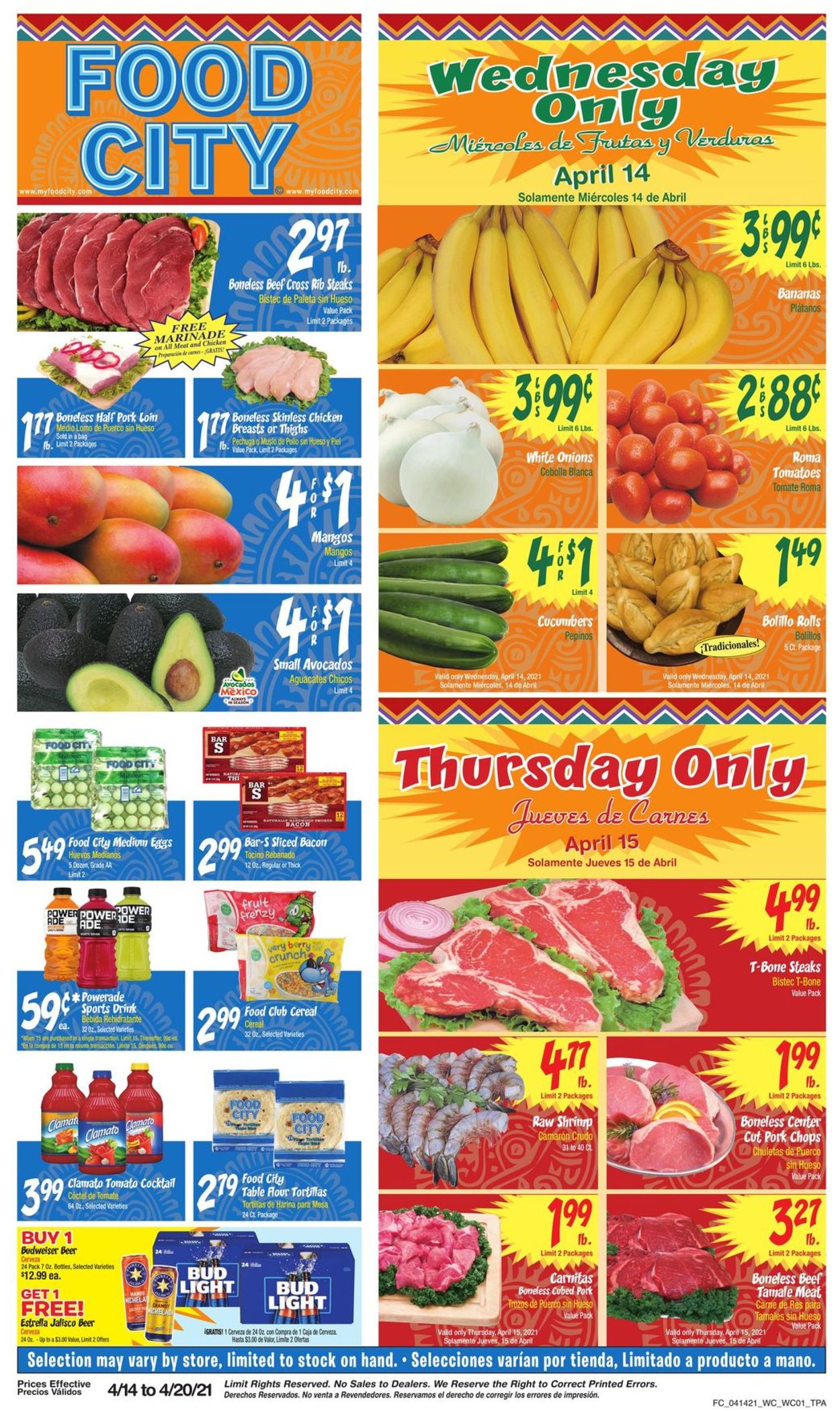 Catalogue Food City from 04/14/2021