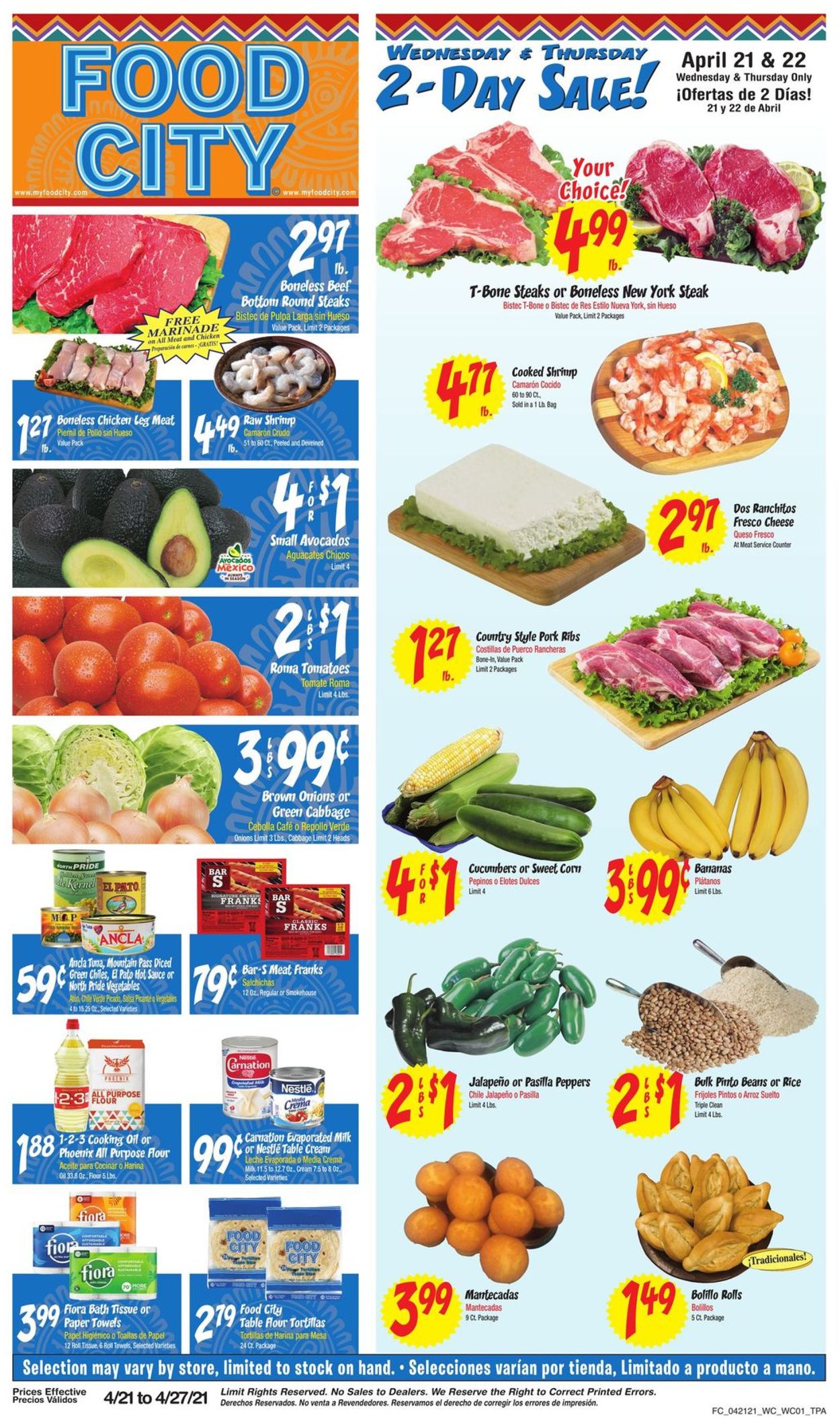 Catalogue Food City from 04/21/2021