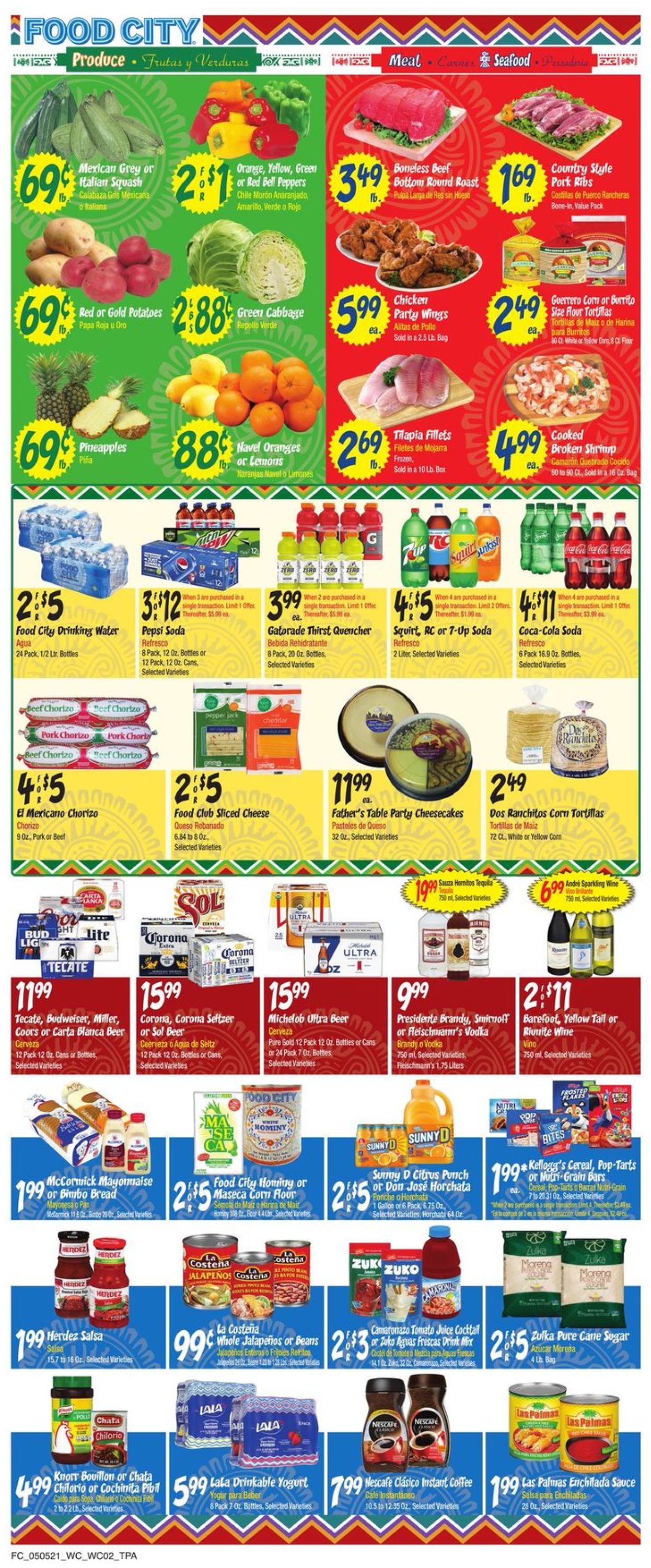 Catalogue Food City from 05/05/2021
