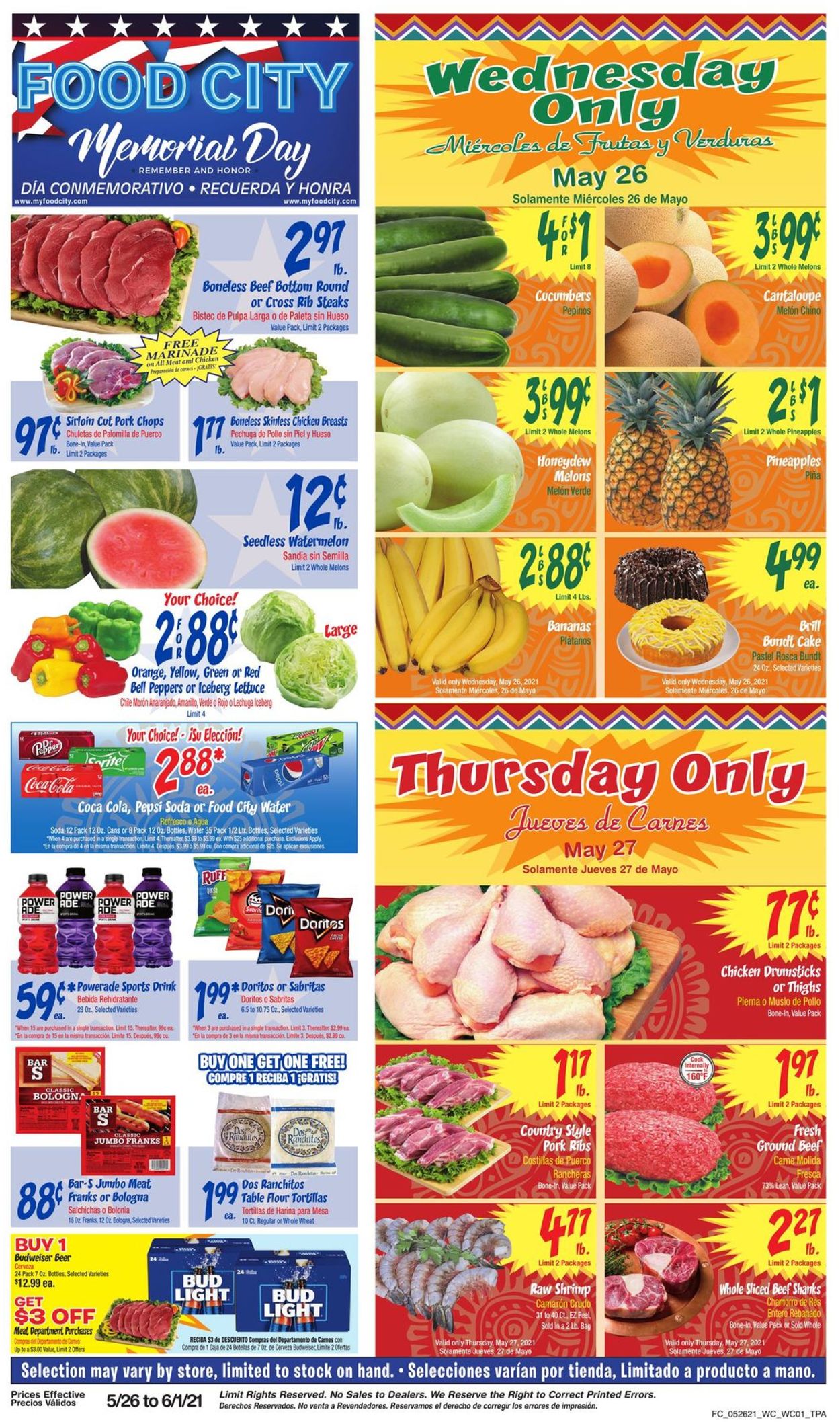 Catalogue Food City from 05/26/2021