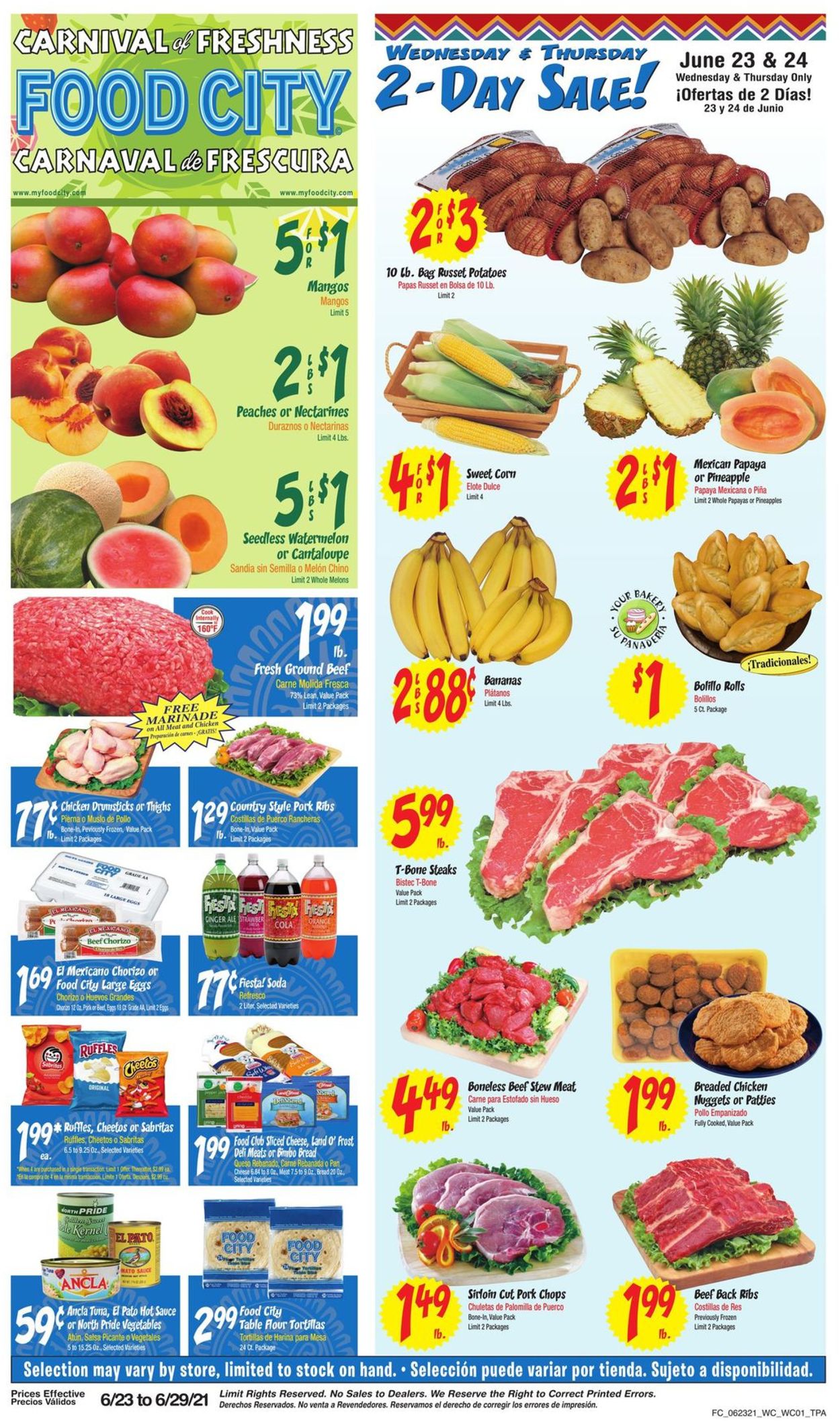 Catalogue Food City from 06/23/2021