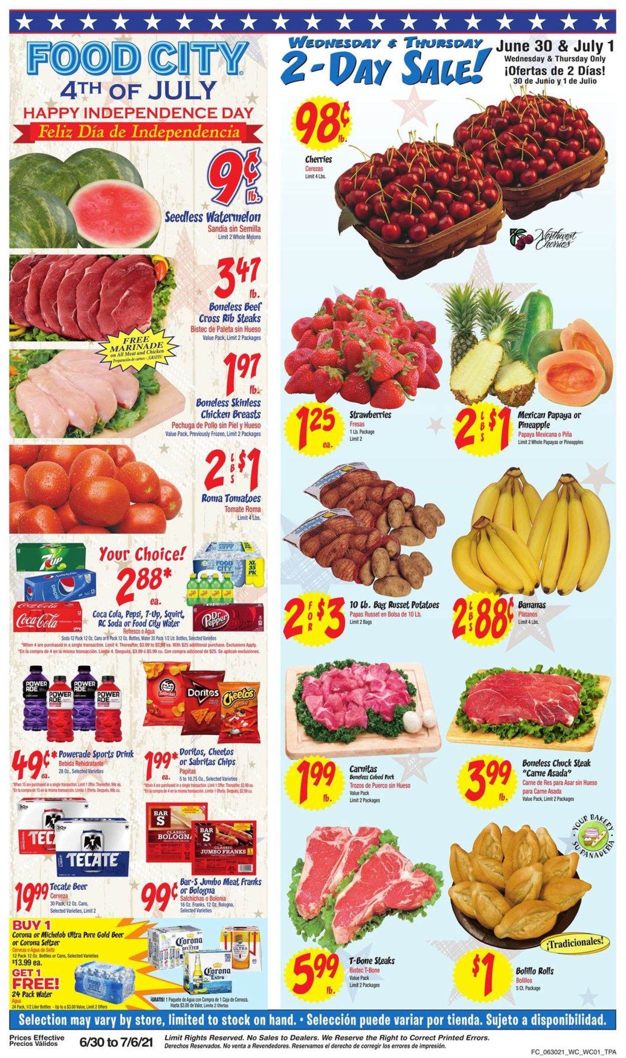 Catalogue Food City from 06/30/2021