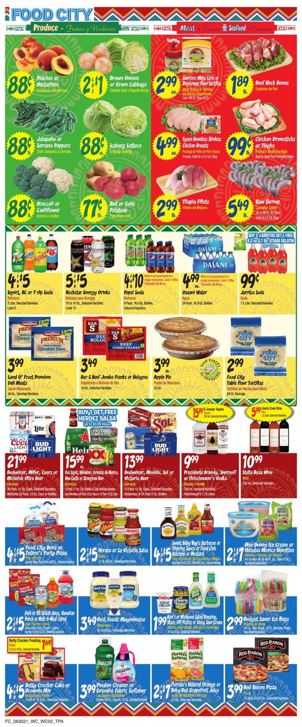 Catalogue Food City from 06/30/2021