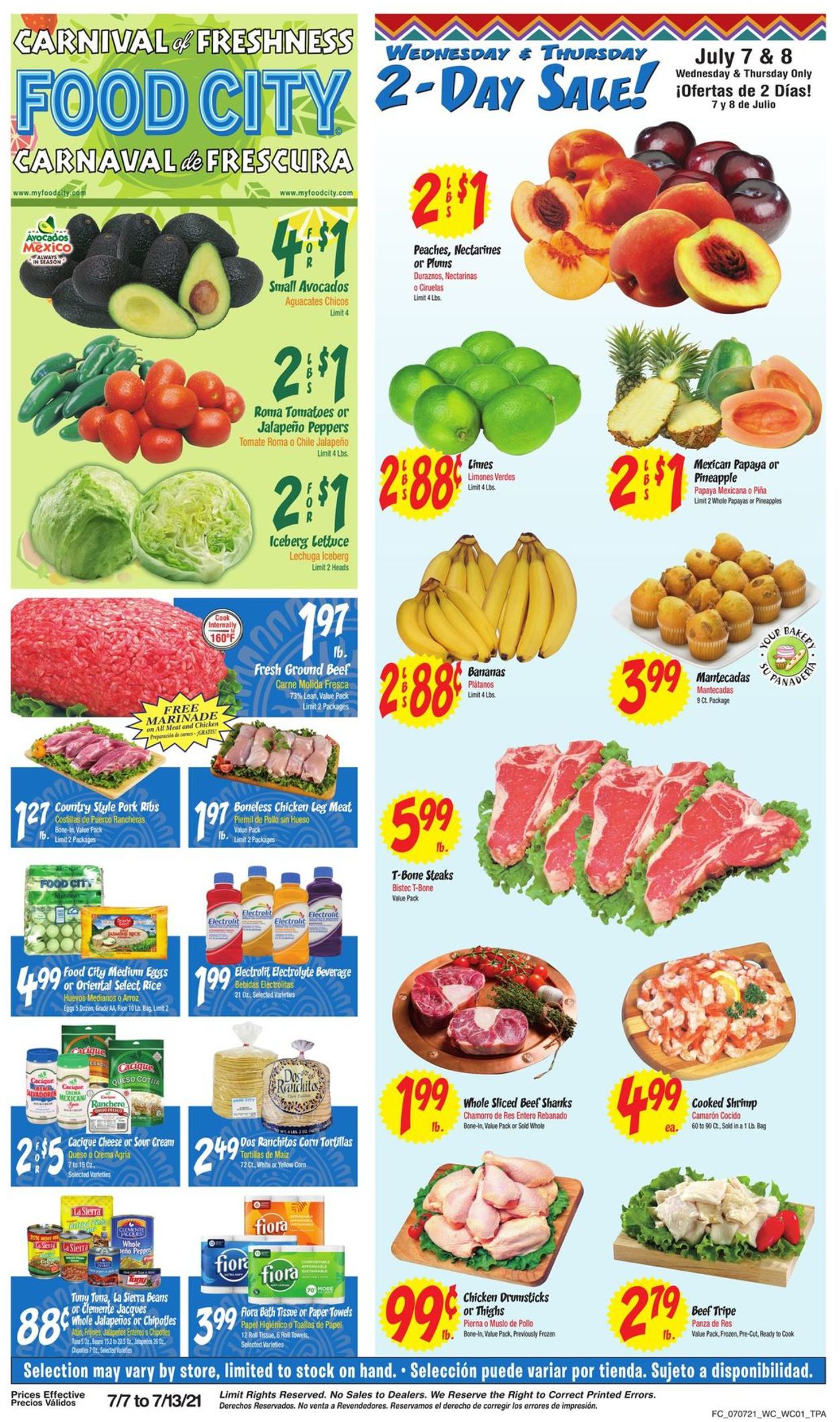 Catalogue Food City from 07/07/2021