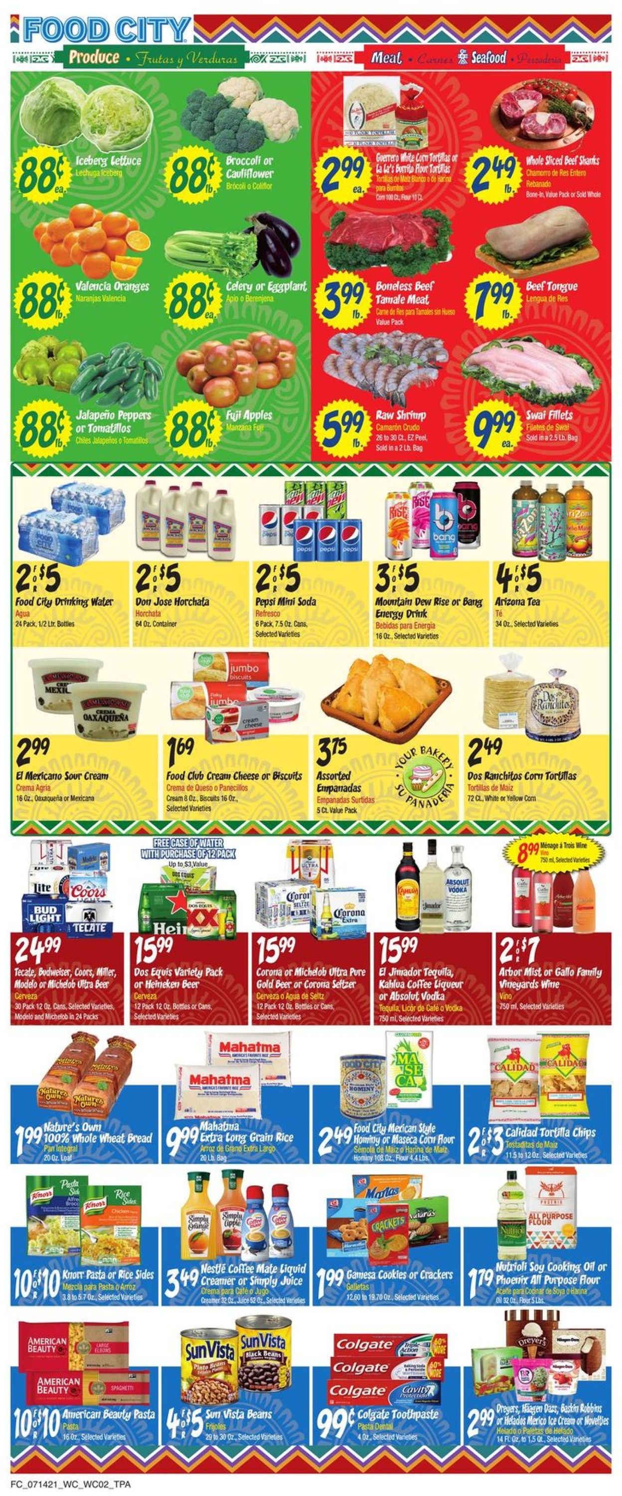 Catalogue Food City from 07/14/2021