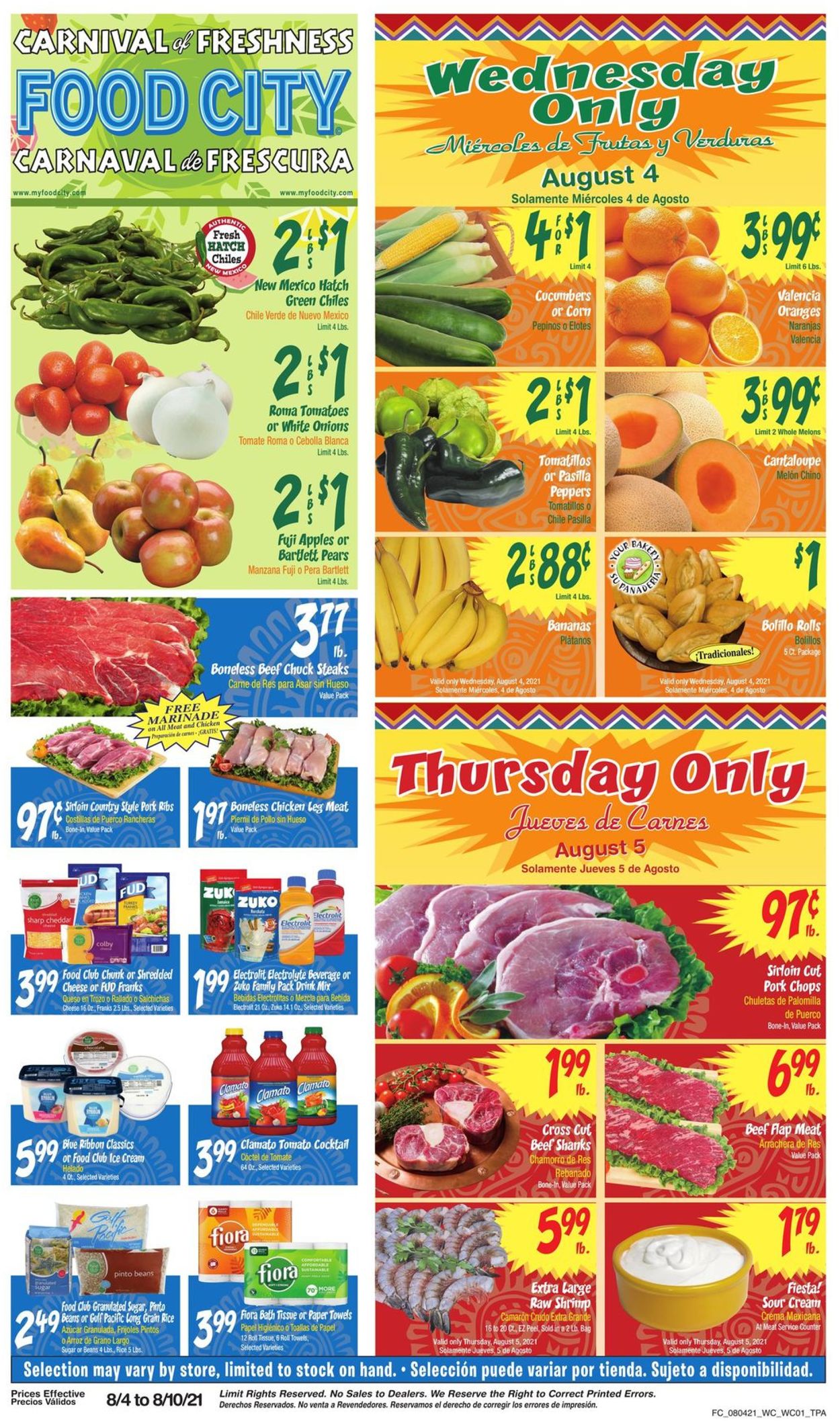 Catalogue Food City from 08/04/2021
