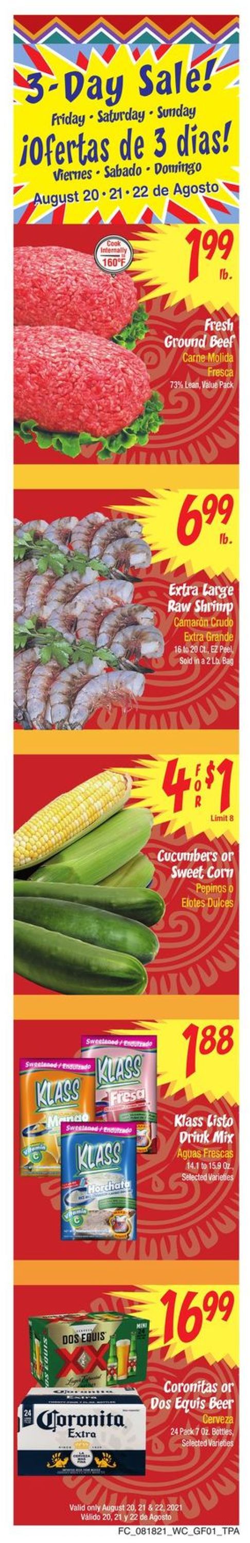 Catalogue Food City from 08/18/2021
