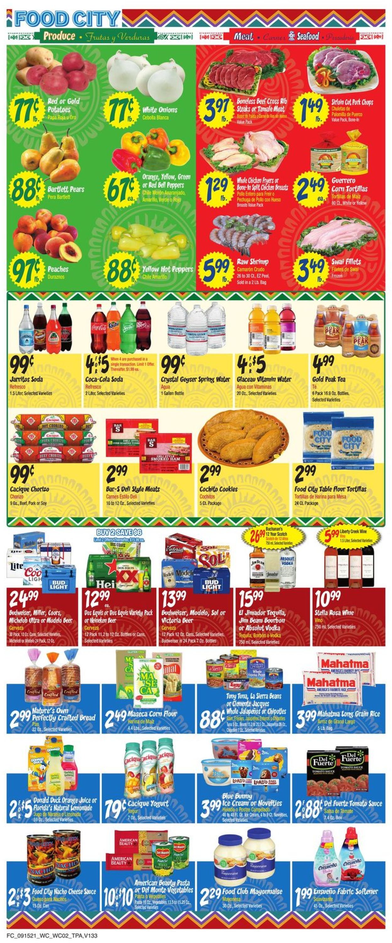 Catalogue Food City from 09/15/2021