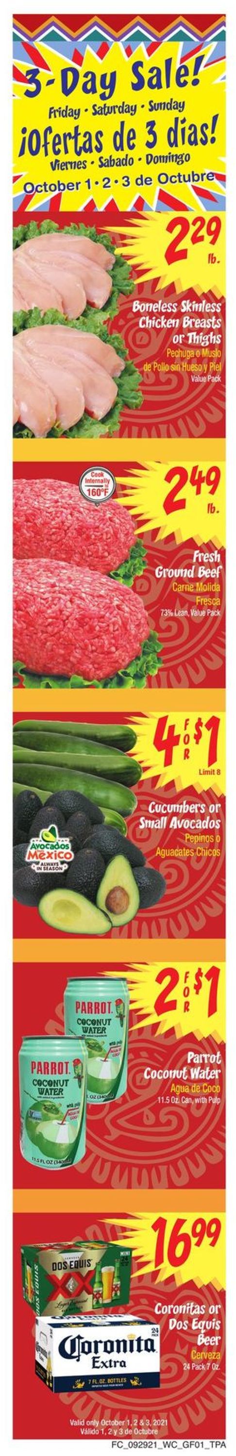 Catalogue Food City from 09/29/2021