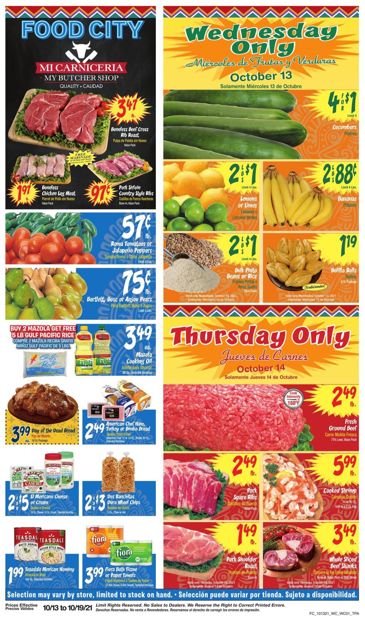 Catalogue Food City from 10/13/2021