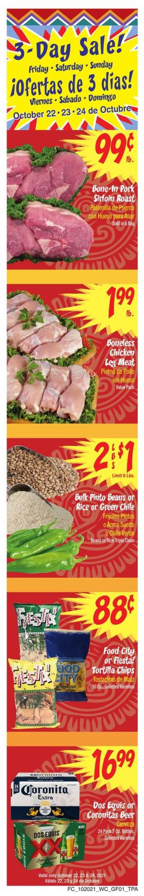Catalogue Food City from 10/20/2021