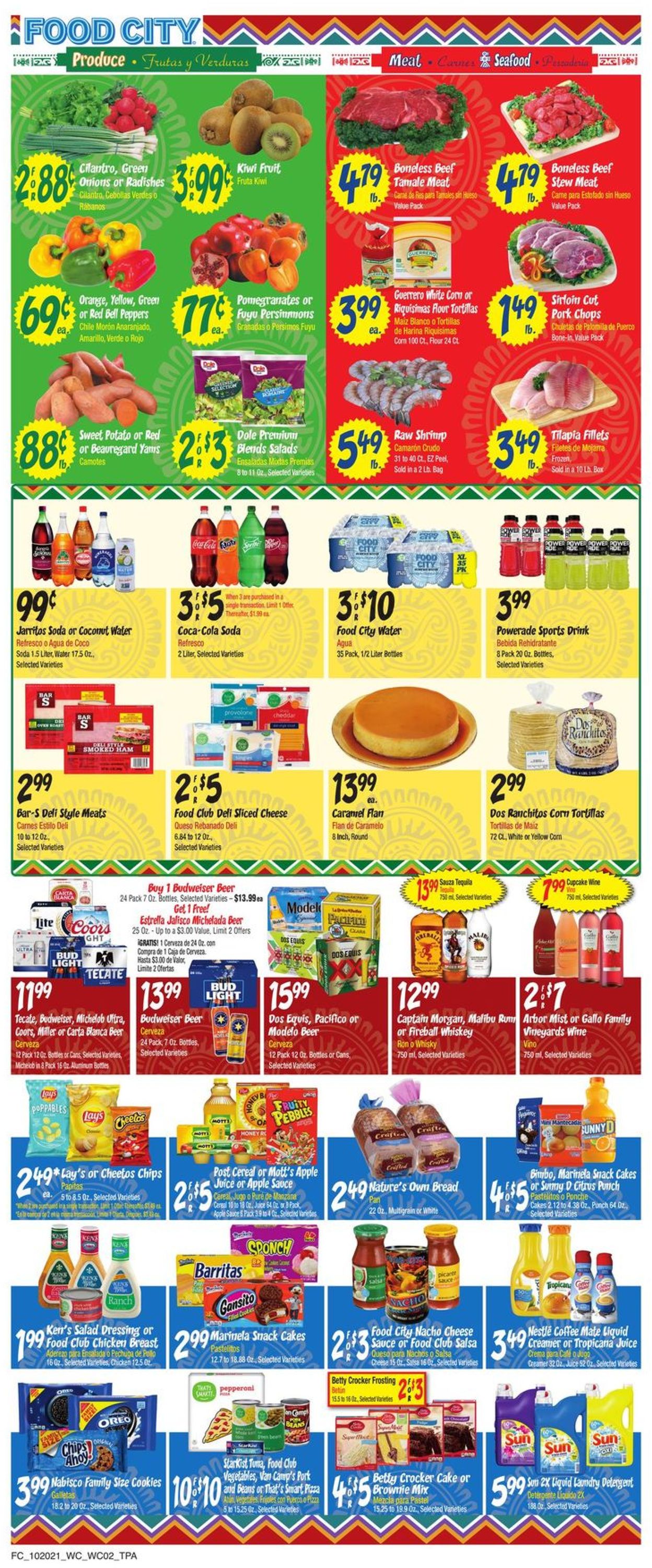 Catalogue Food City from 10/20/2021