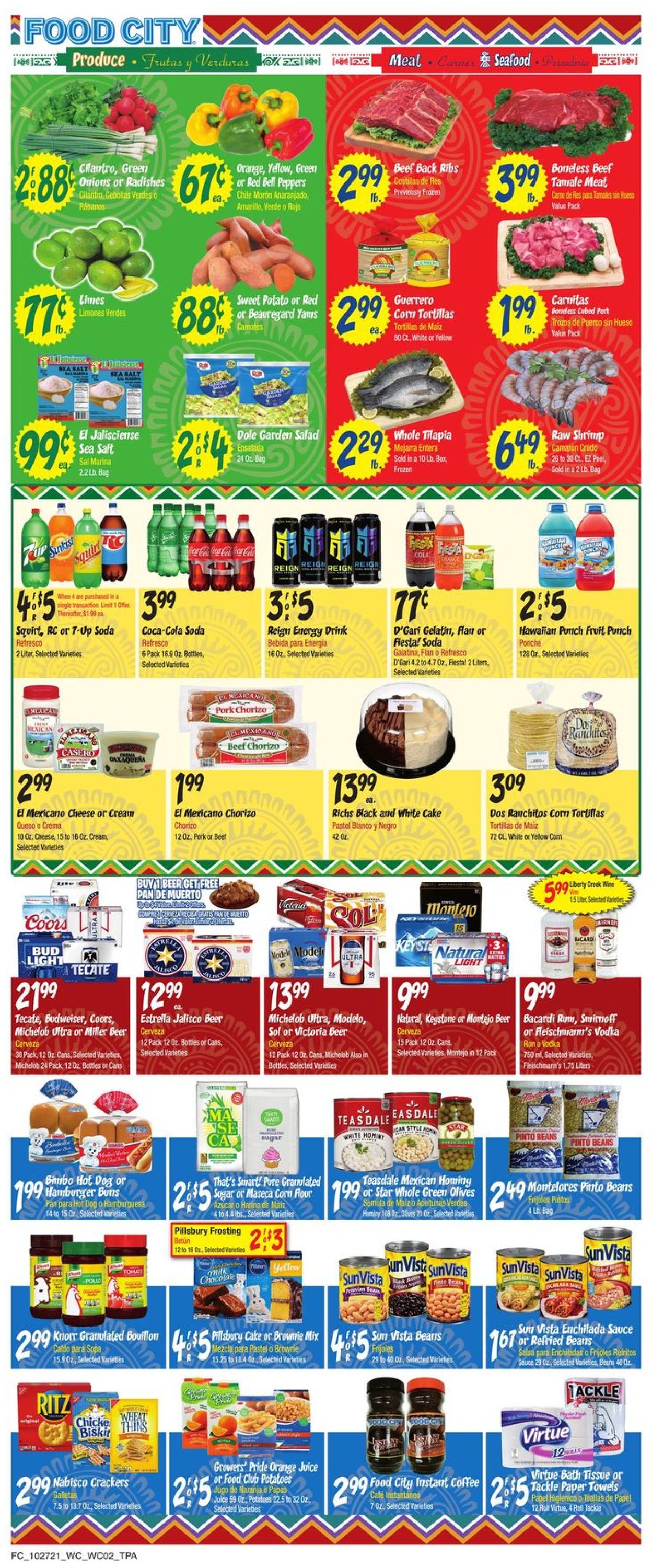 Catalogue Food City from 10/27/2021