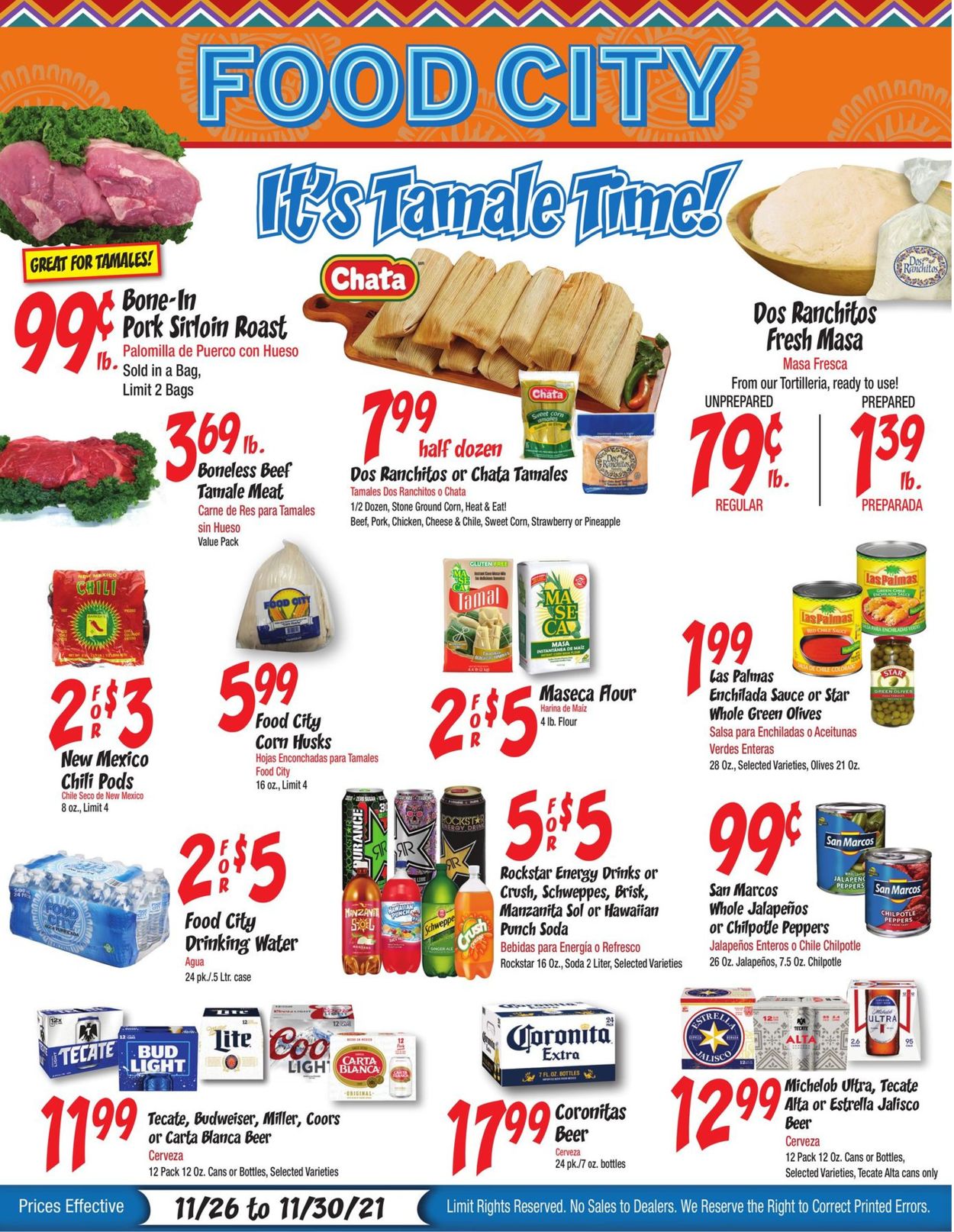 Catalogue Food City from 11/26/2021