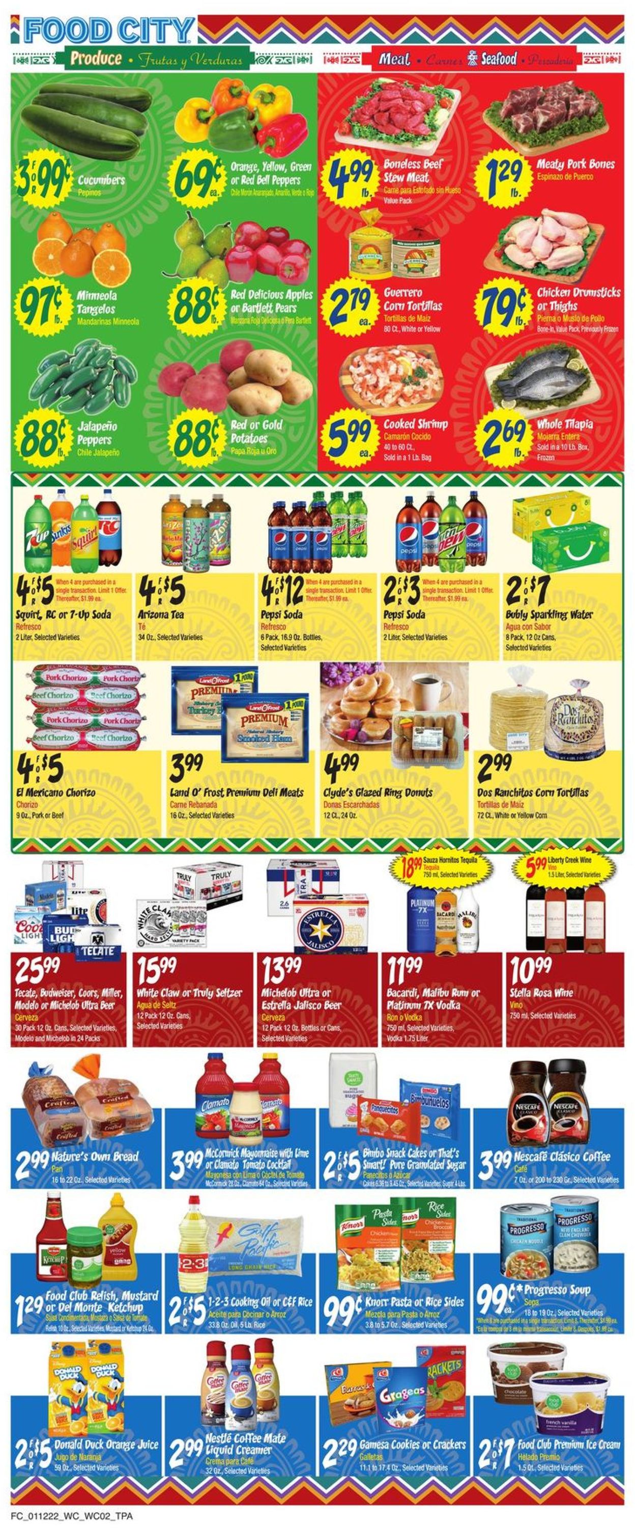 Catalogue Food City from 01/12/2022