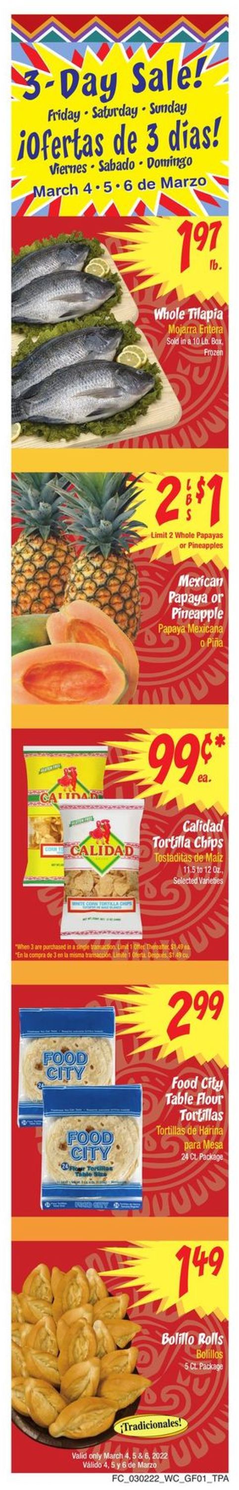 Catalogue Food City from 03/02/2022