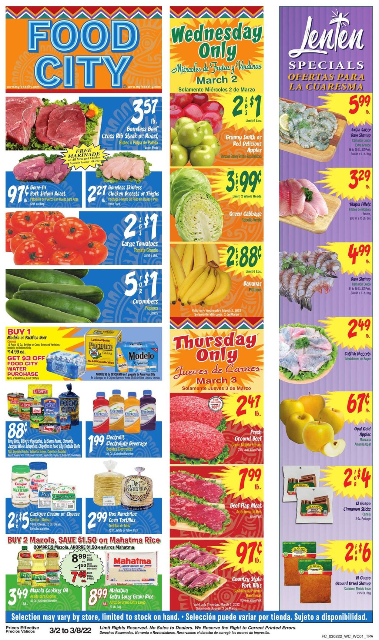 Catalogue Food City from 03/02/2022