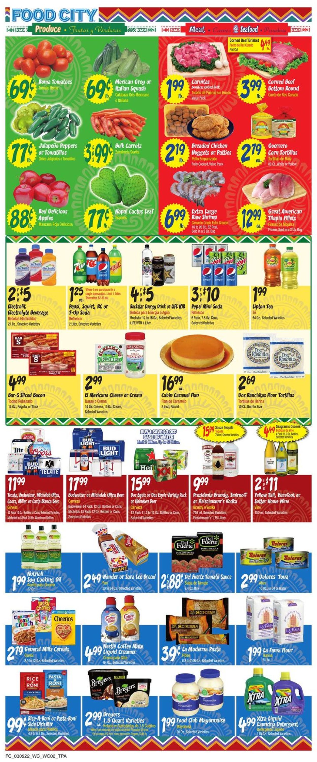Catalogue Food City from 03/09/2022