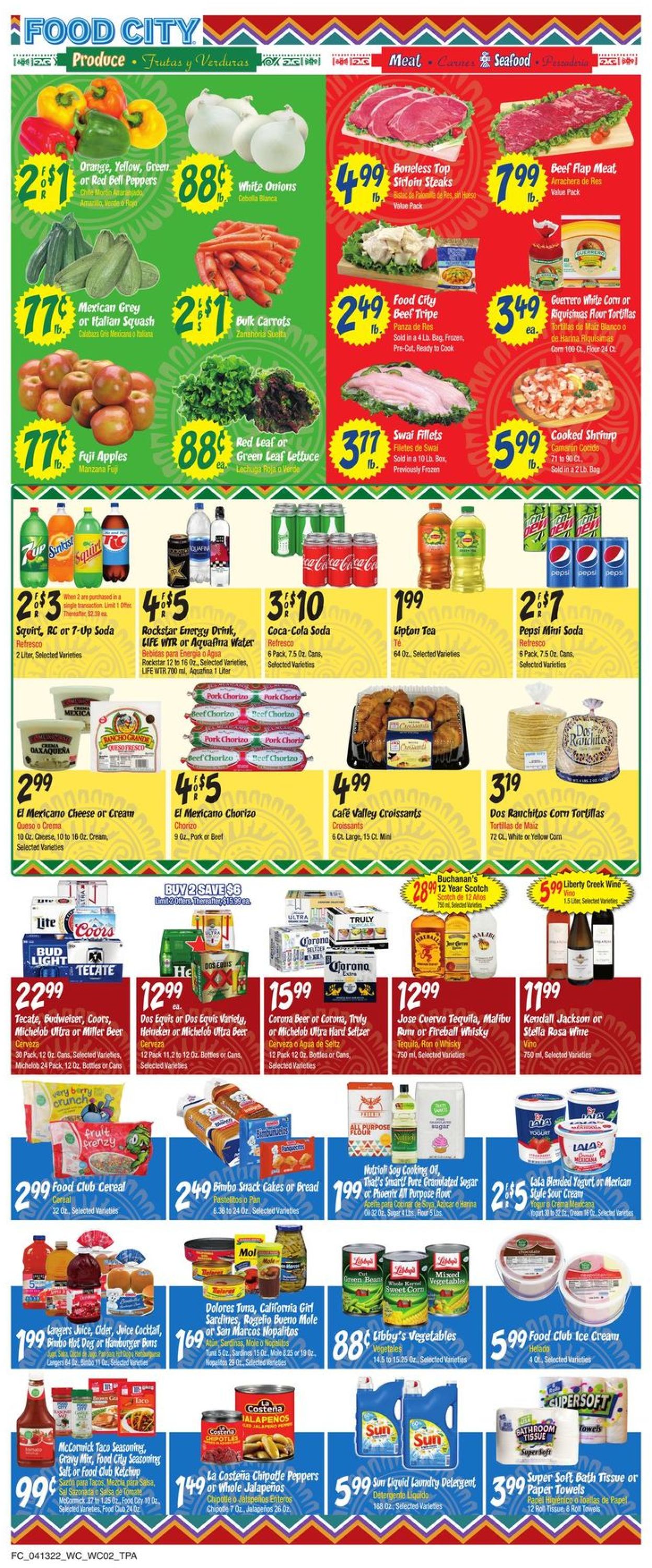 Catalogue Food City from 04/13/2022