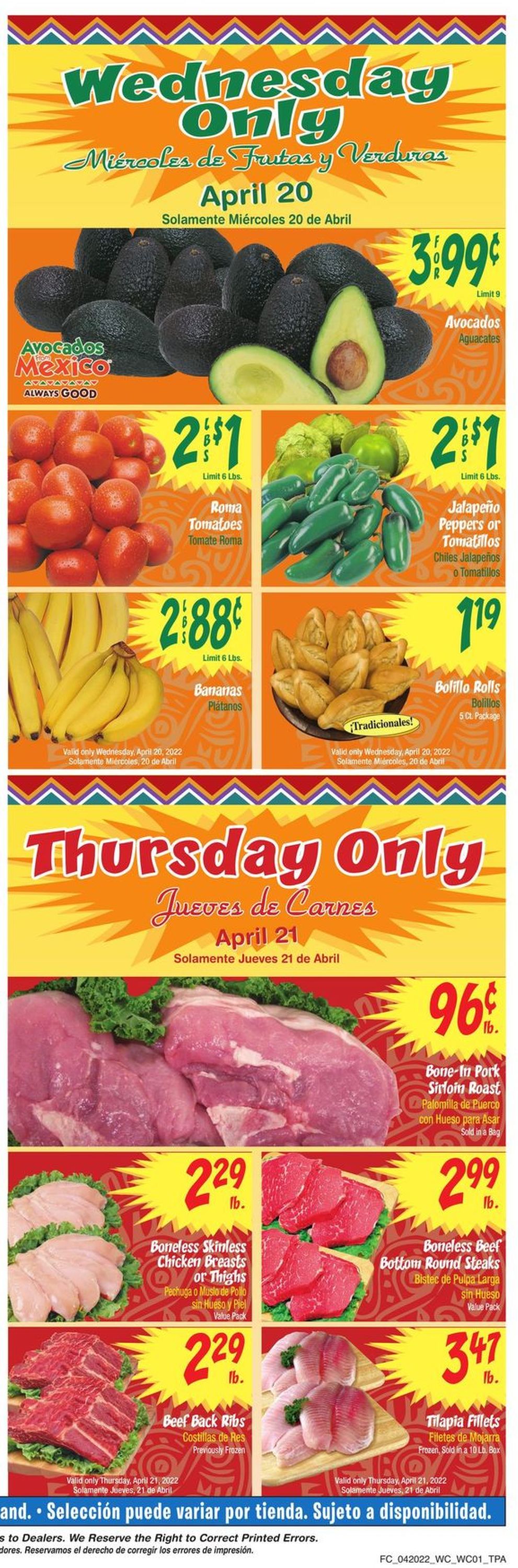 Catalogue Food City from 04/20/2022