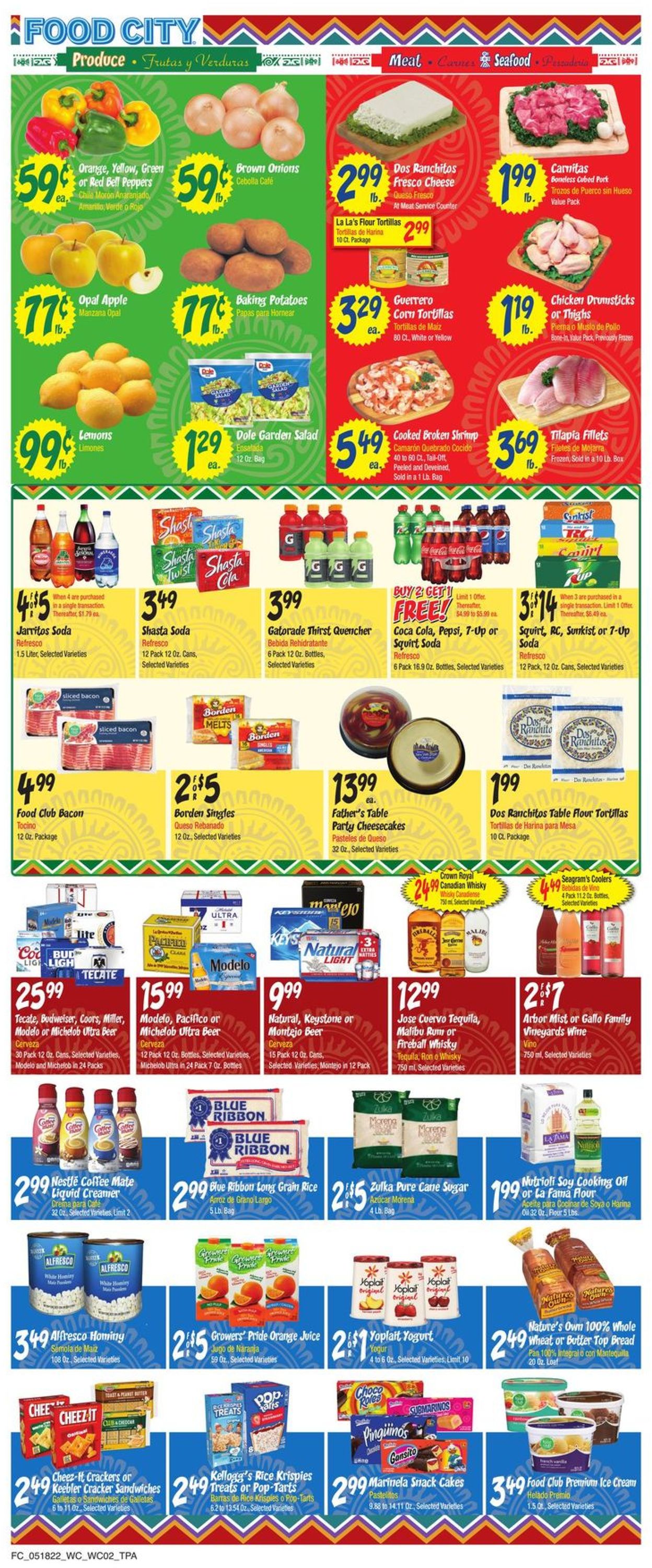 Catalogue Food City from 05/18/2022