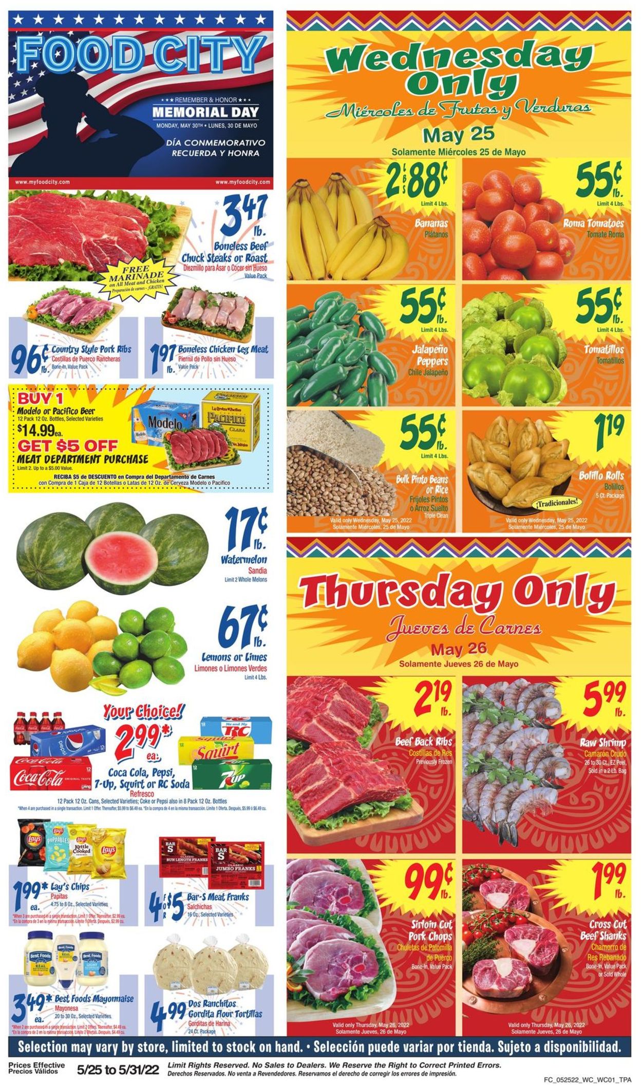 Catalogue Food City from 05/25/2022
