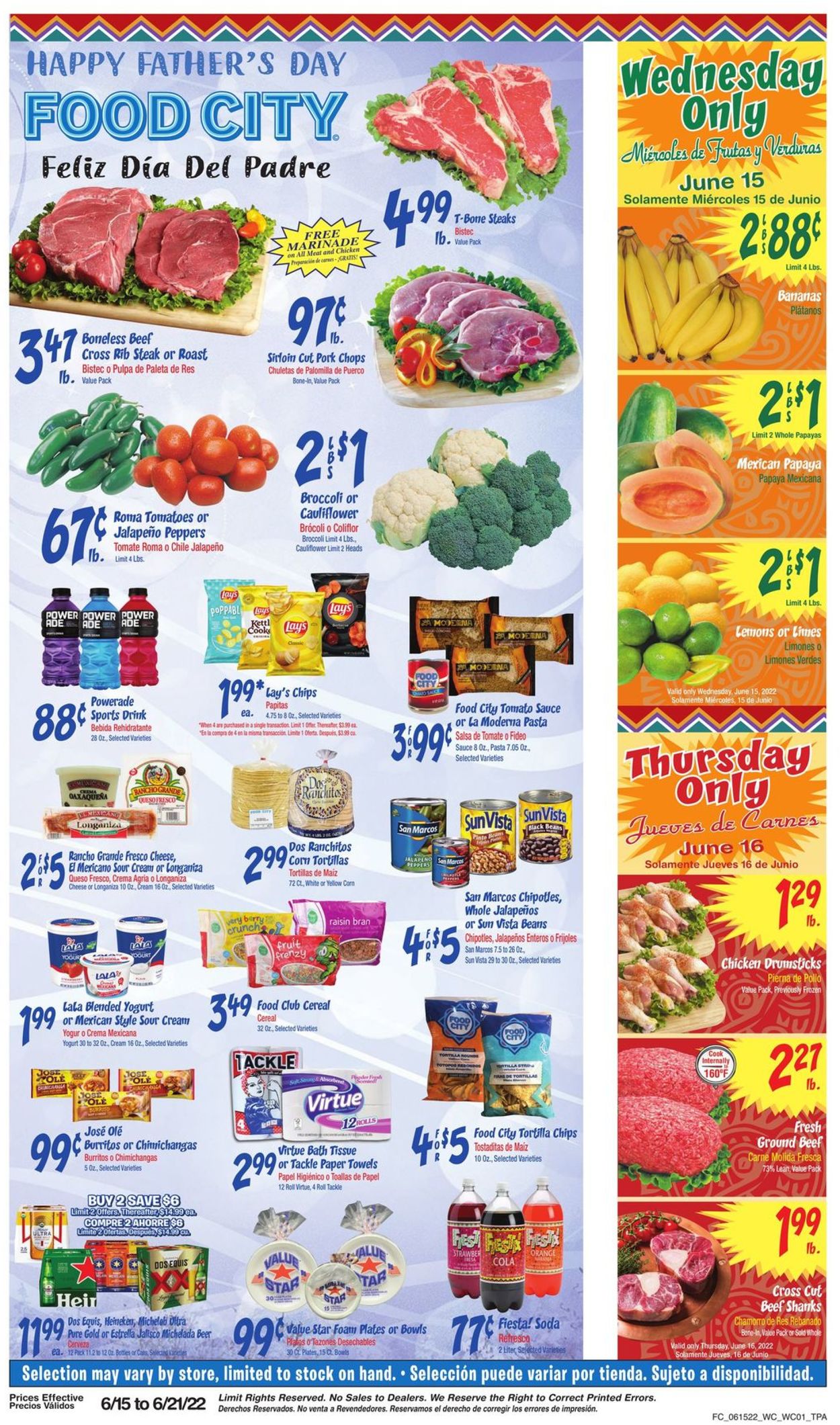 Catalogue Food City from 06/15/2022