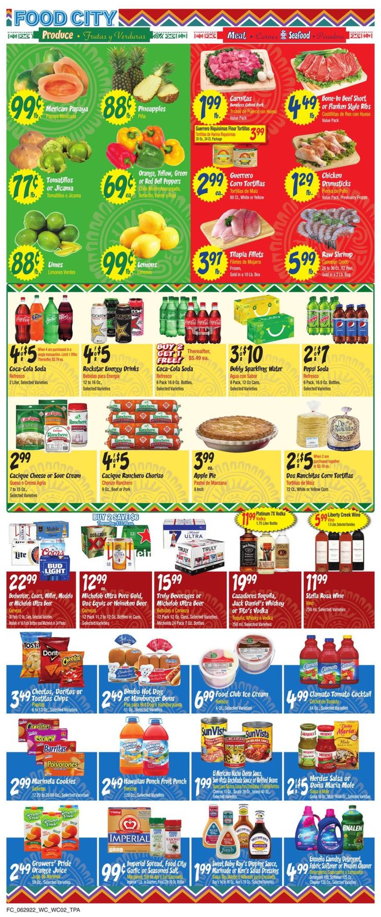 Catalogue Food City from 06/29/2022