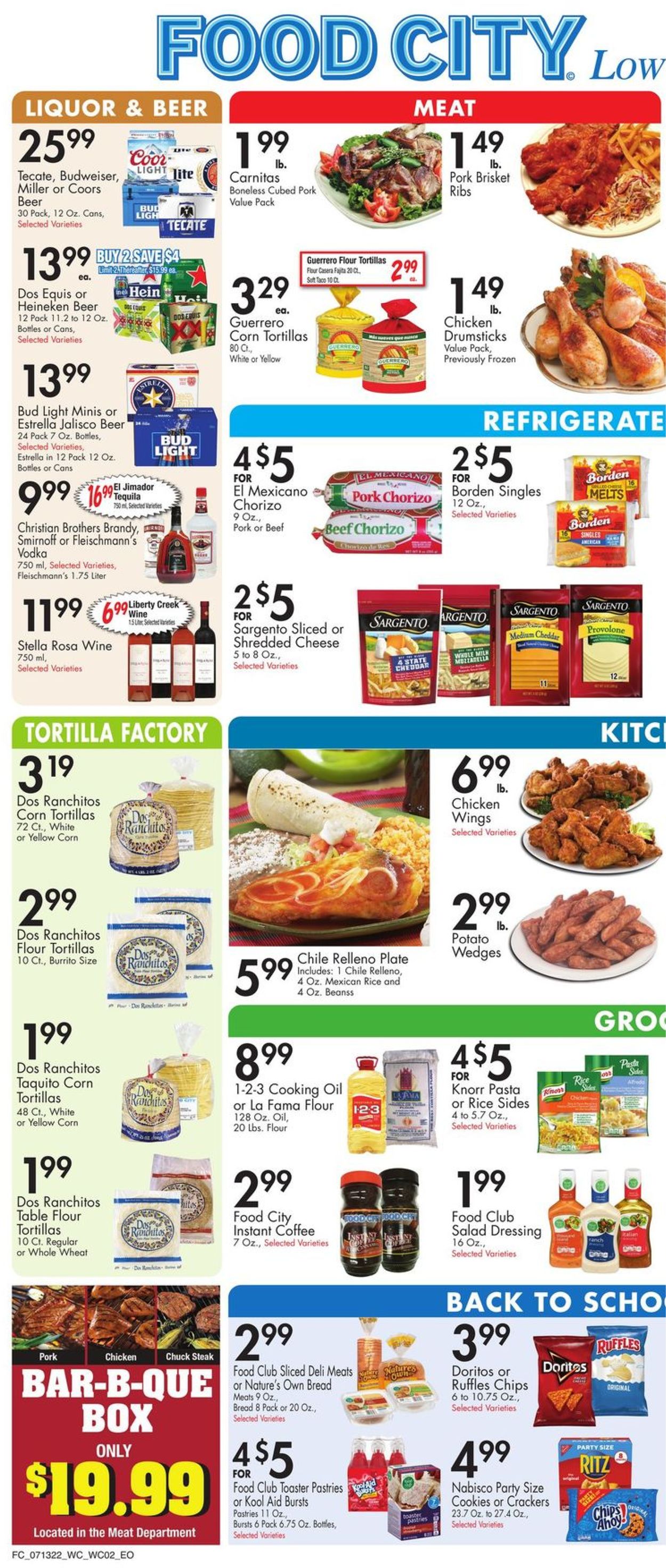 Catalogue Food City from 07/13/2022