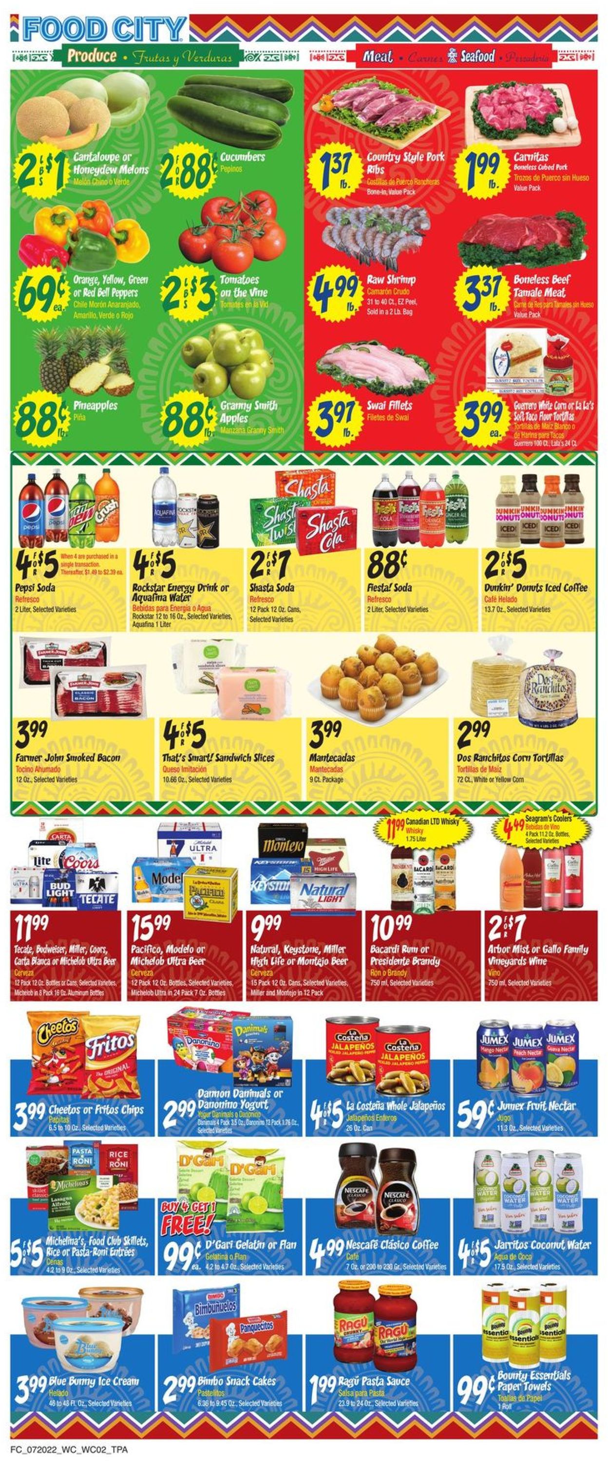 Catalogue Food City from 07/20/2022