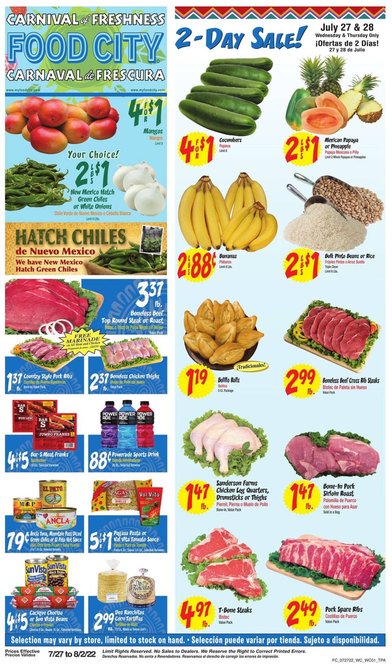 Catalogue Food City from 07/27/2022
