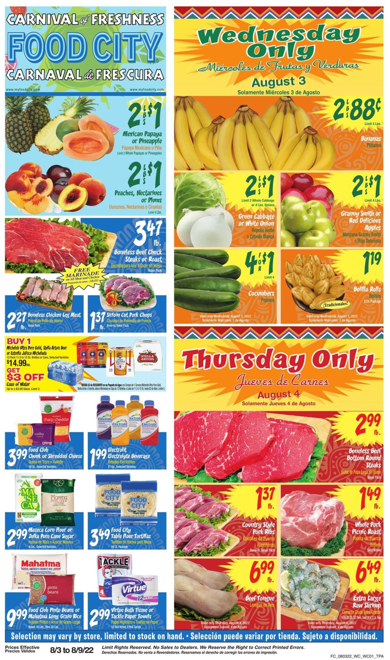 Catalogue Food City from 08/03/2022