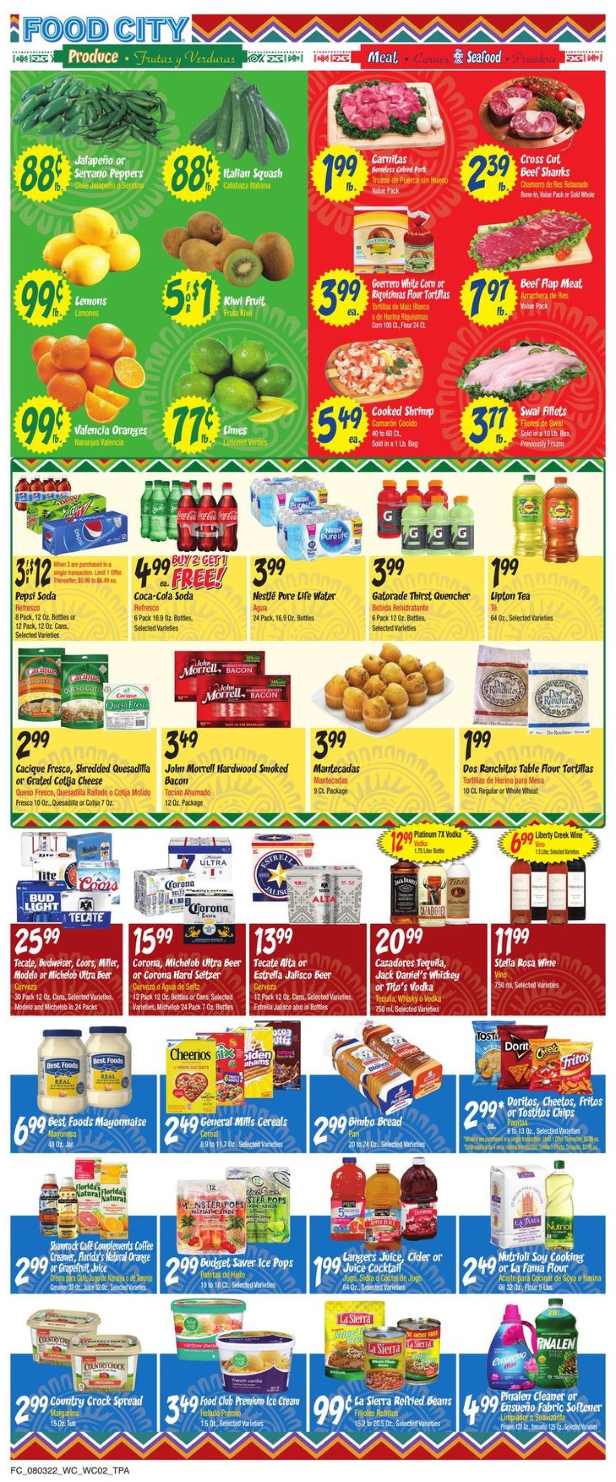 Catalogue Food City from 08/03/2022