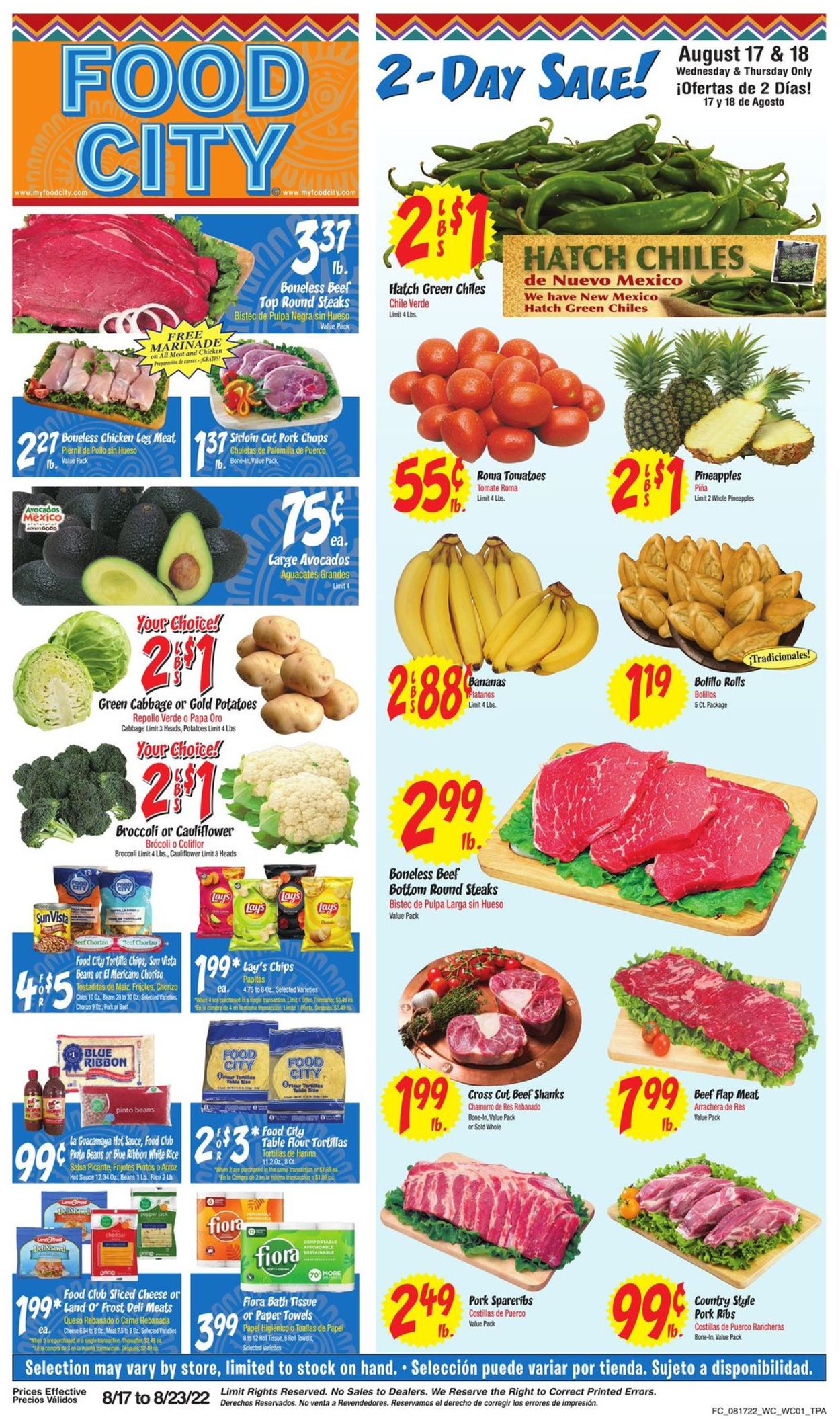 Catalogue Food City from 08/17/2022