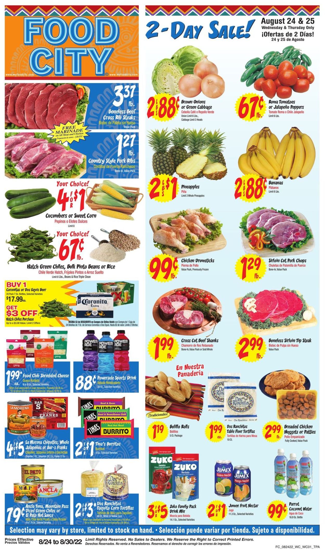 Catalogue Food City from 08/24/2022