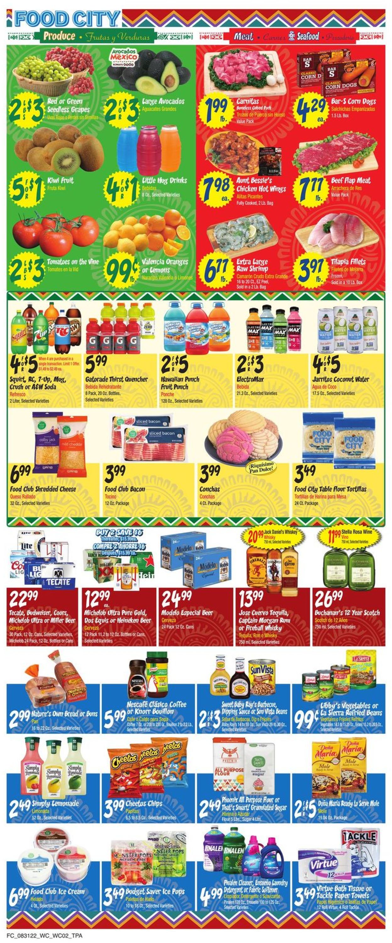 Catalogue Food City from 08/31/2022