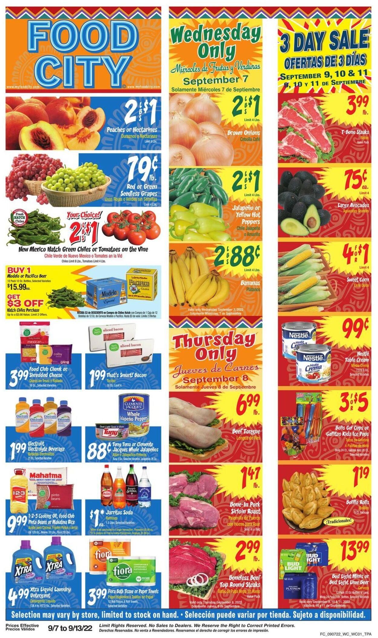 Catalogue Food City from 09/07/2022