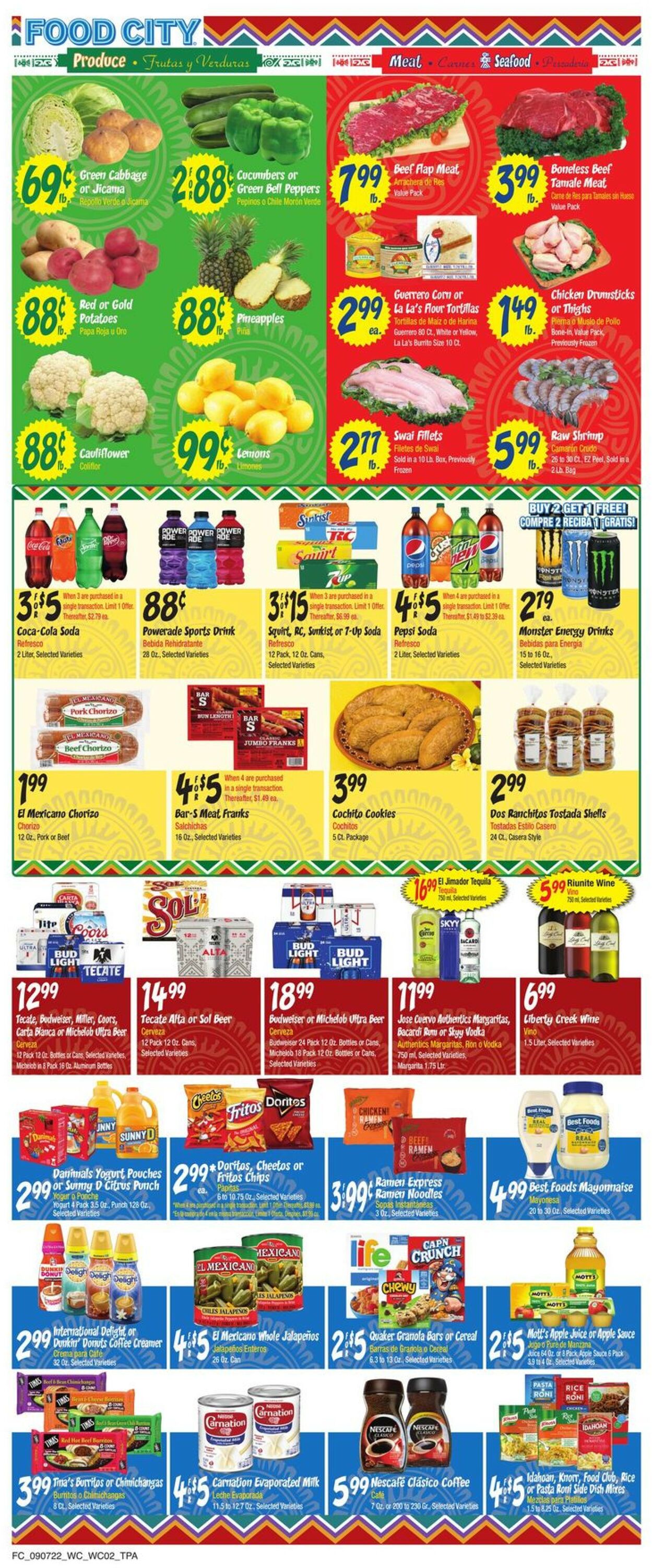 Catalogue Food City from 09/07/2022