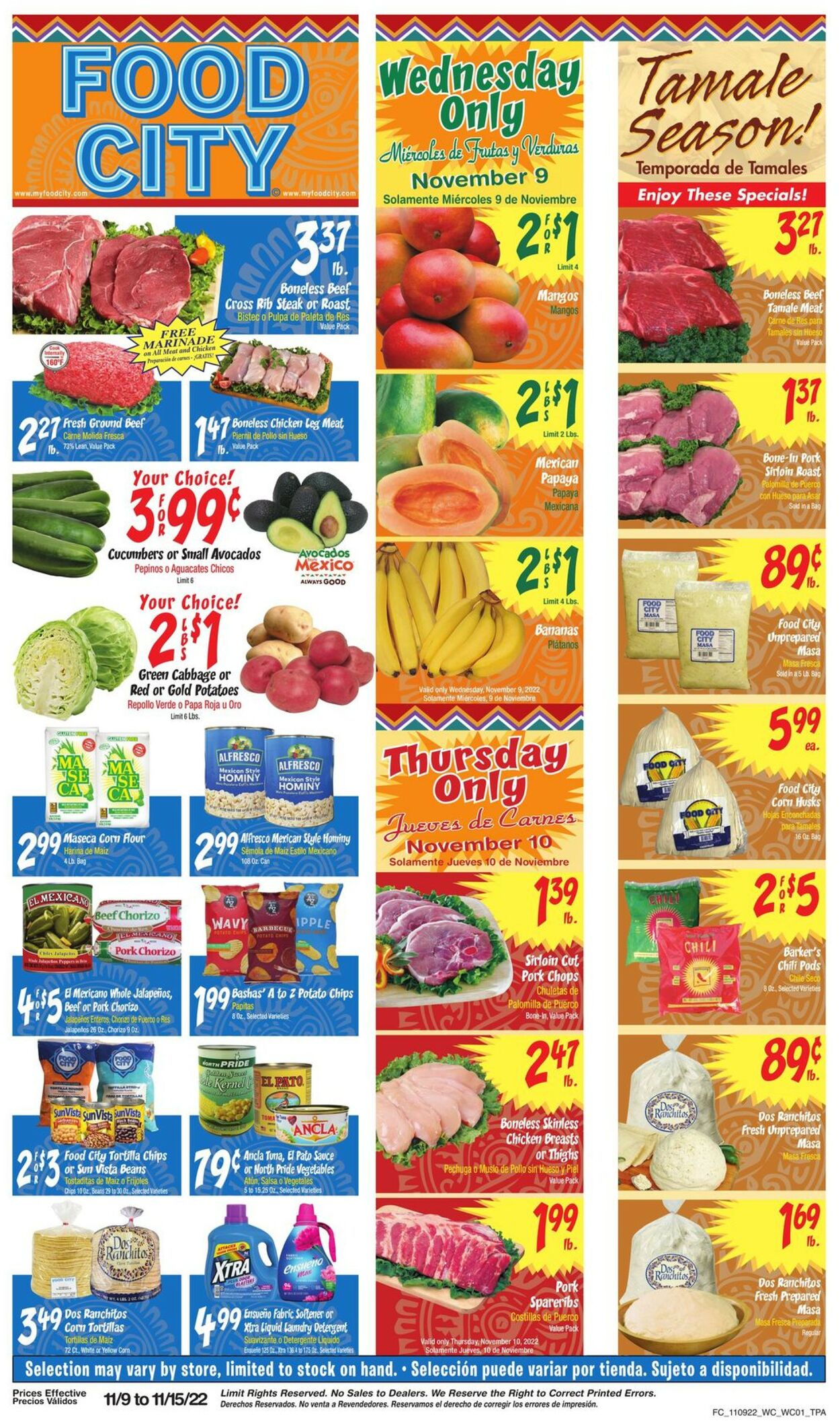 Catalogue Food City from 11/09/2022